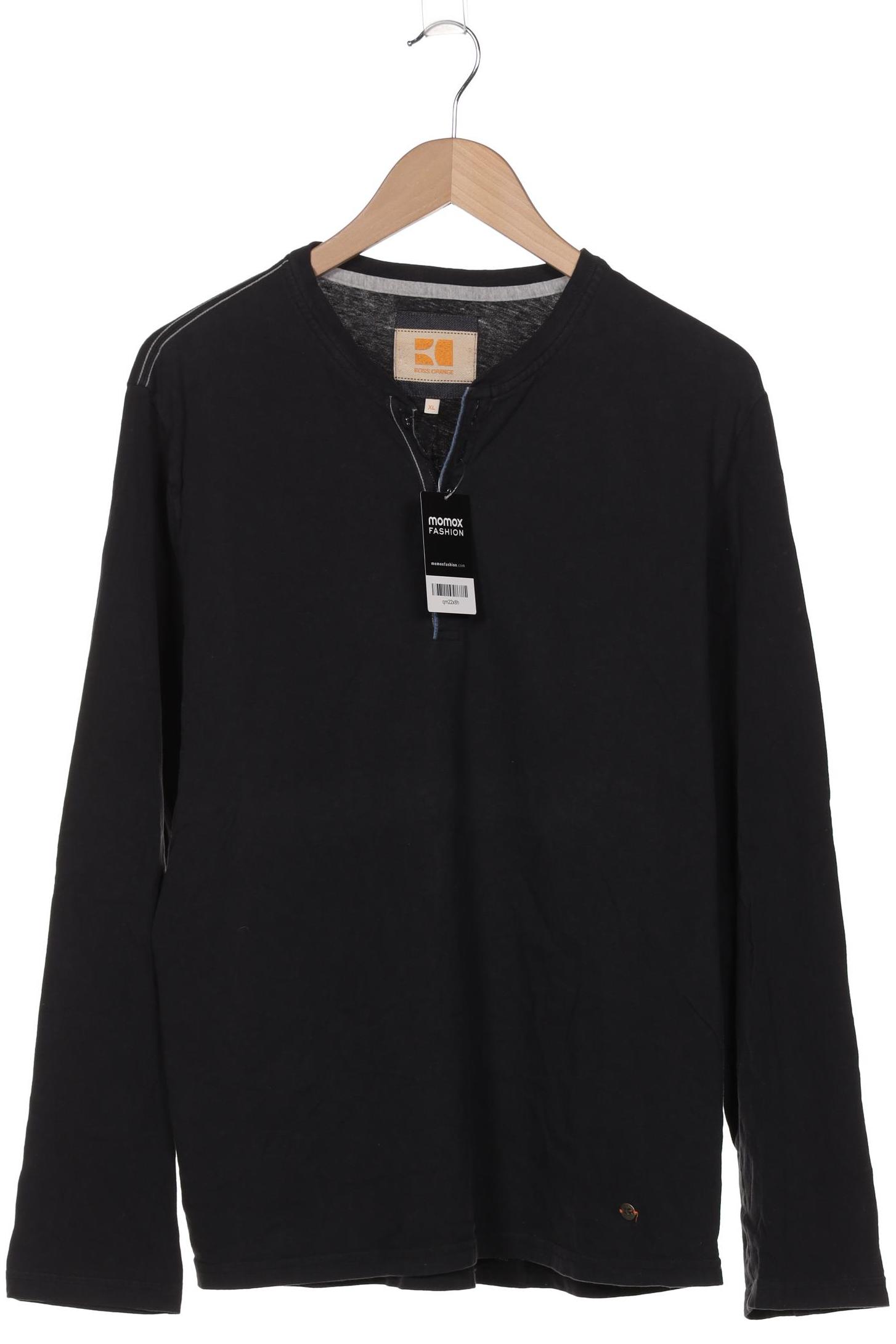 

Boss Orange Herren Langarmshirt, marineblau, Gr. 54