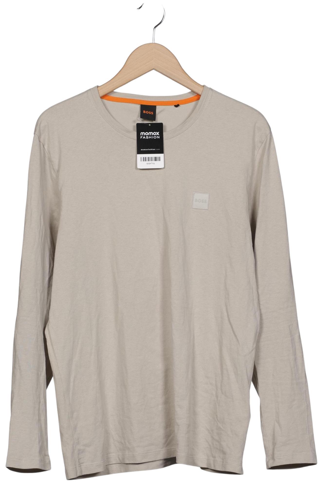 

Boss Orange Herren Langarmshirt, beige, Gr. 52