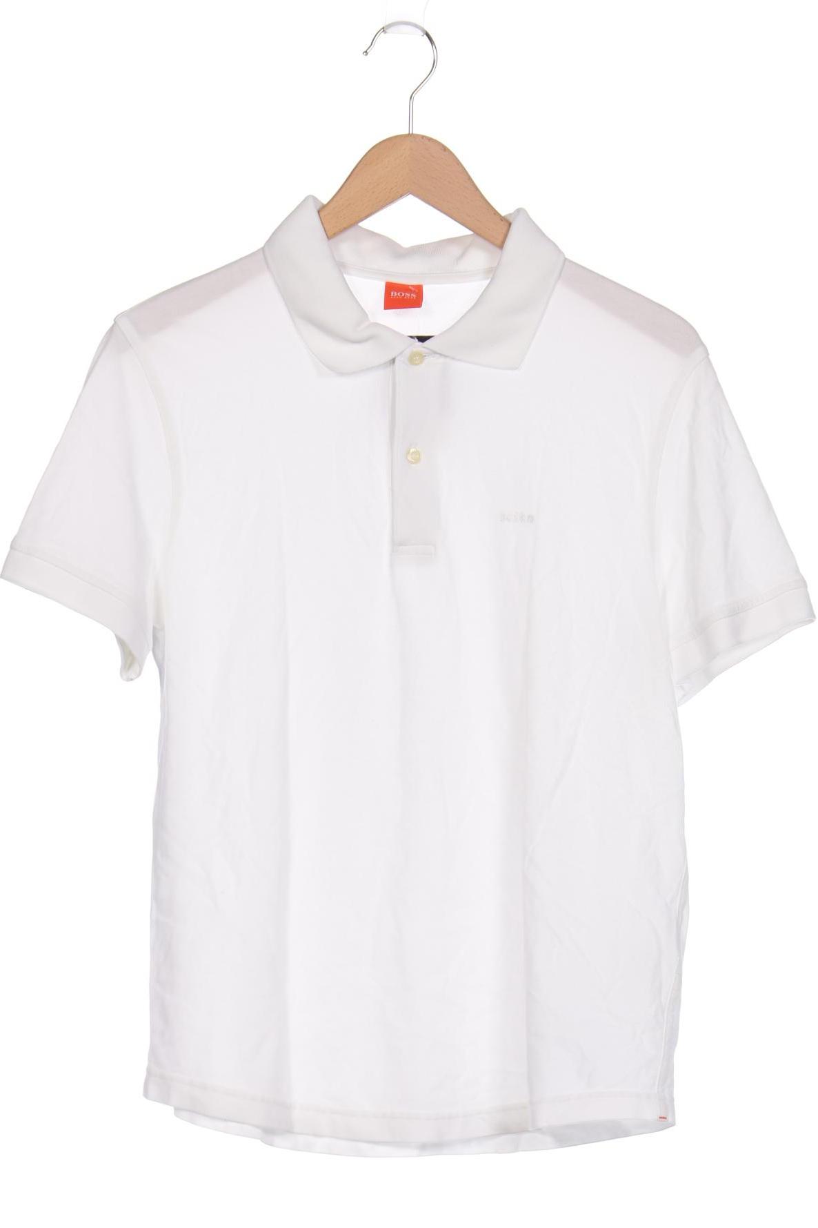 

Boss Orange Herren Poloshirt, weiß, Gr. 48