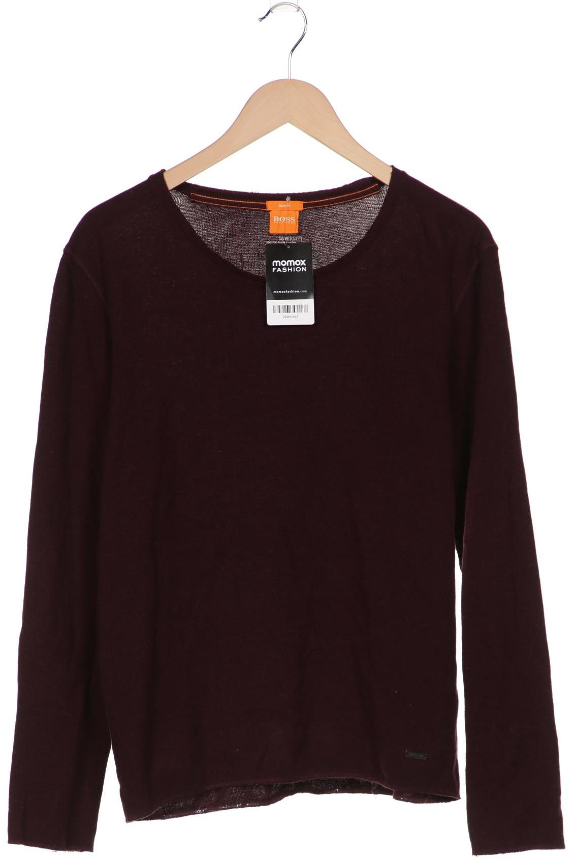 

Boss Orange Herren Langarmshirt, bordeaux
