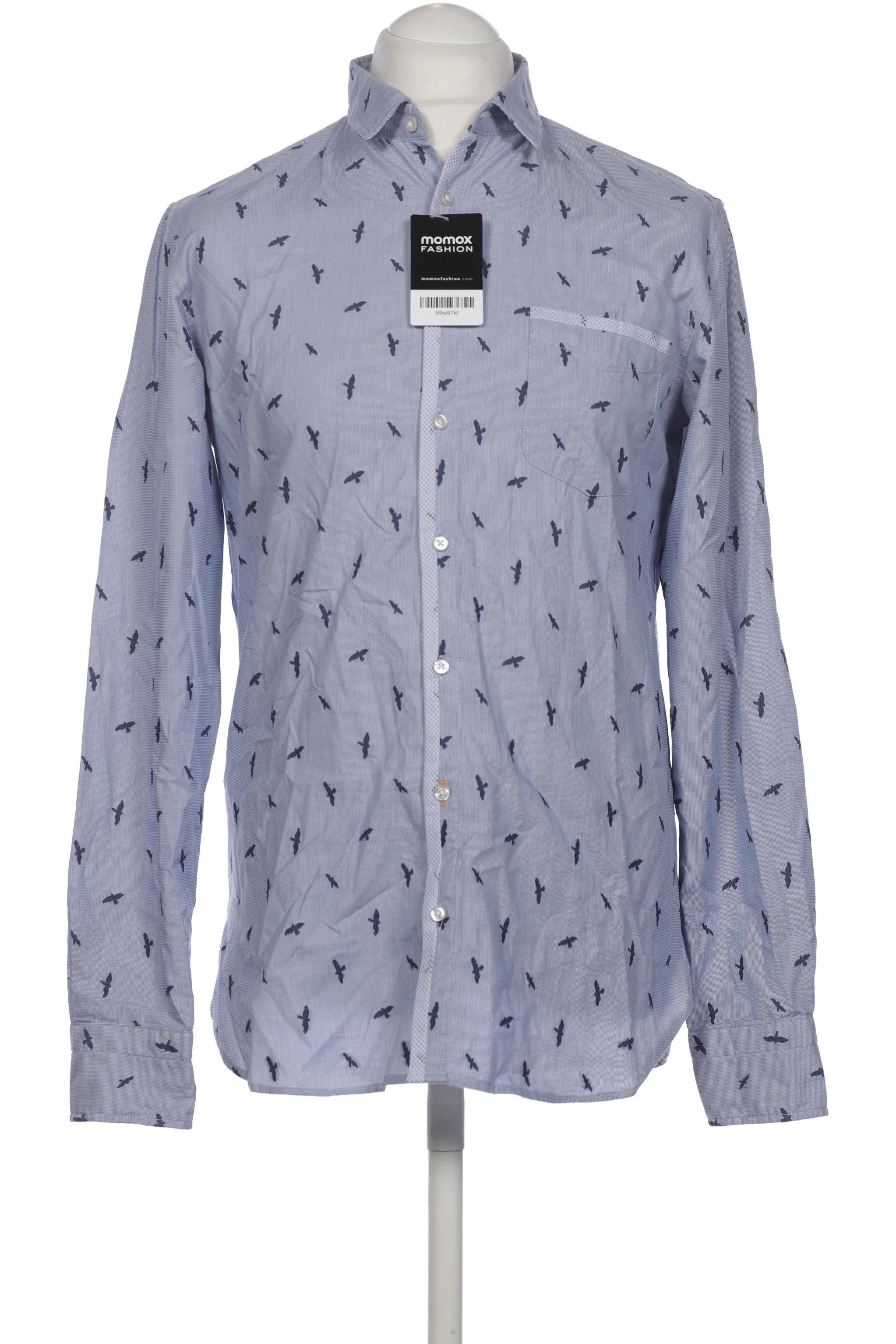

Boss Orange Herren Hemd, blau, Gr. 48