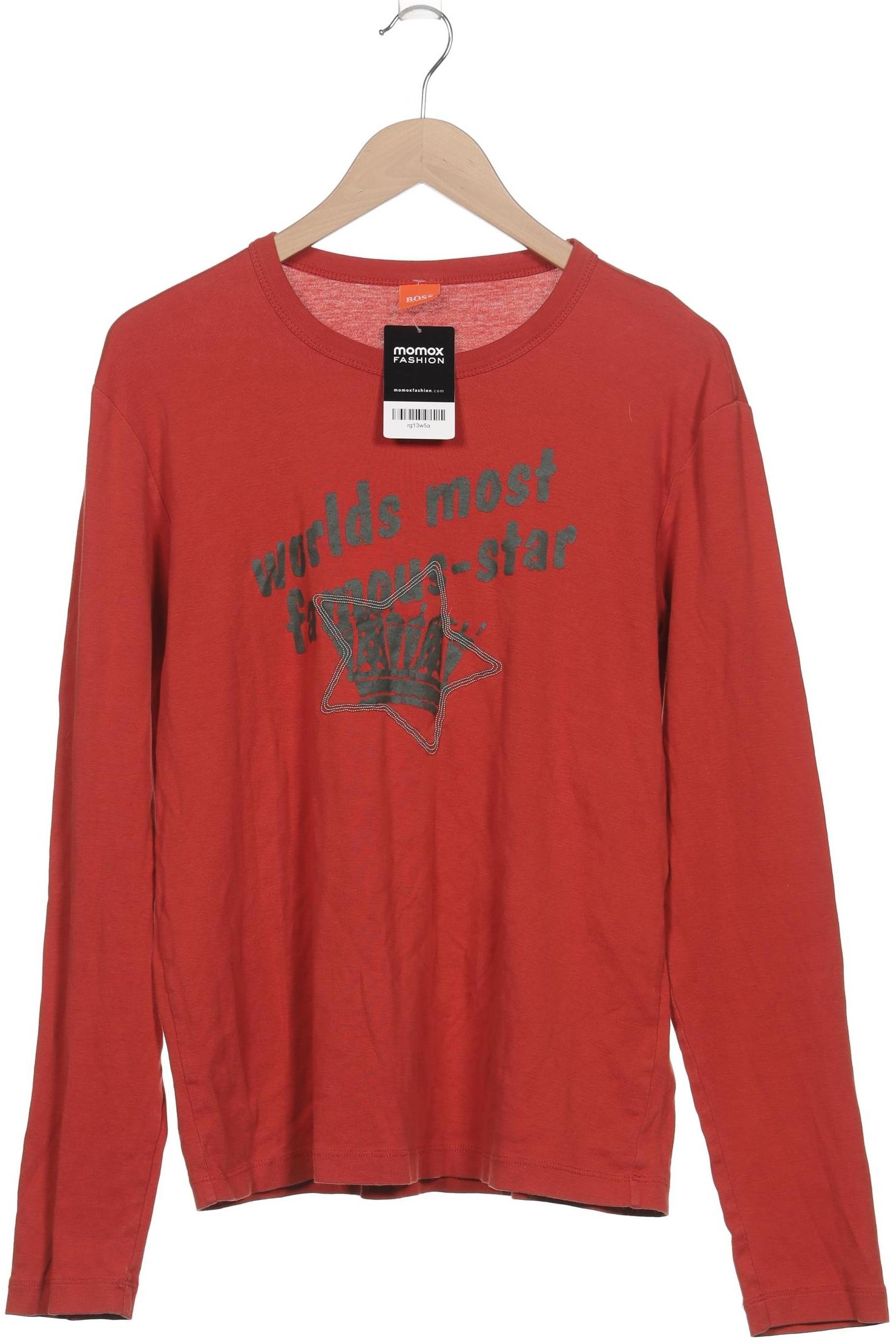 

Boss Orange Herren Langarmshirt, rot, Gr. 56