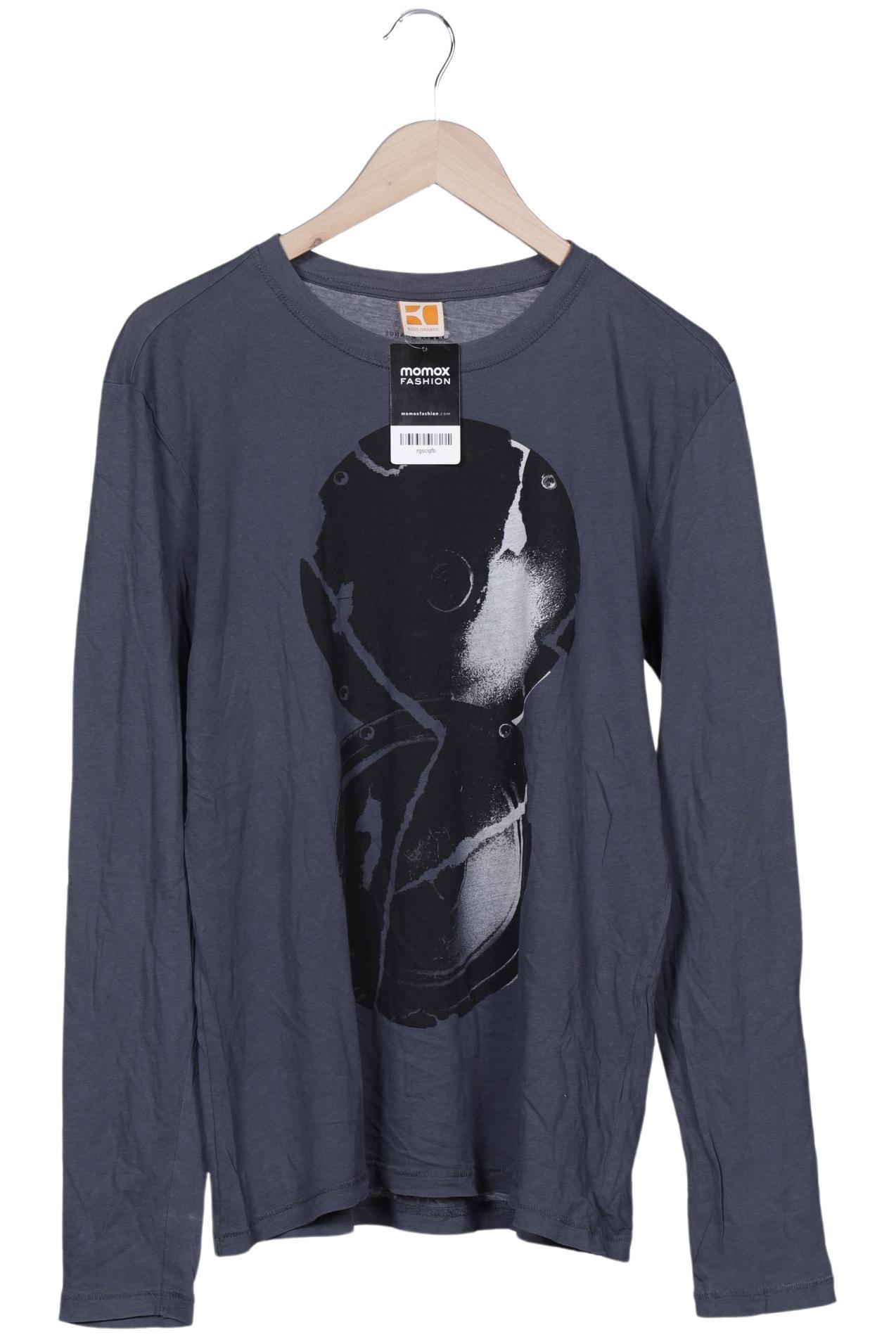 

Boss Orange Herren Langarmshirt, grau, Gr. 48