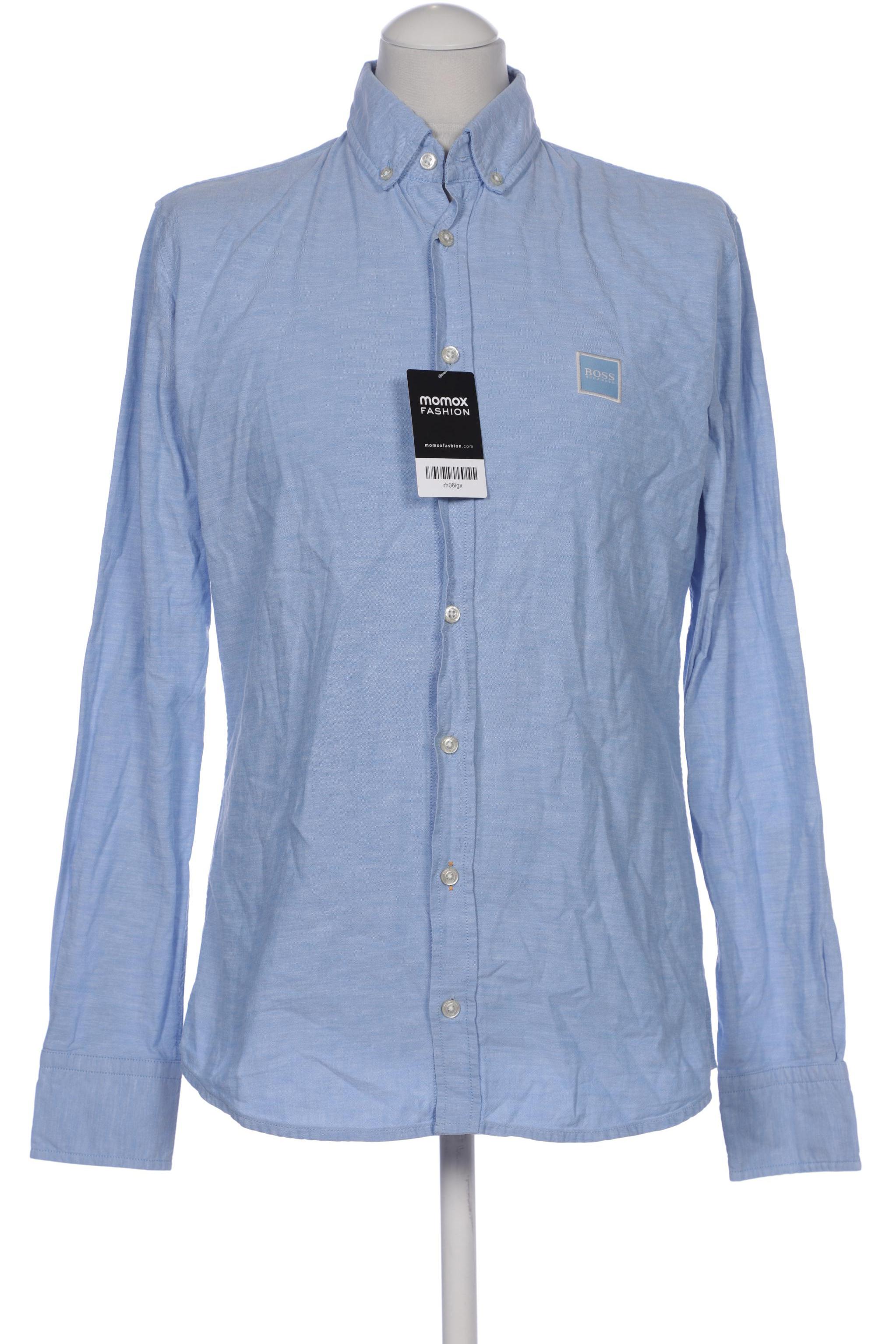 

Boss Orange Herren Hemd, blau, Gr. 48