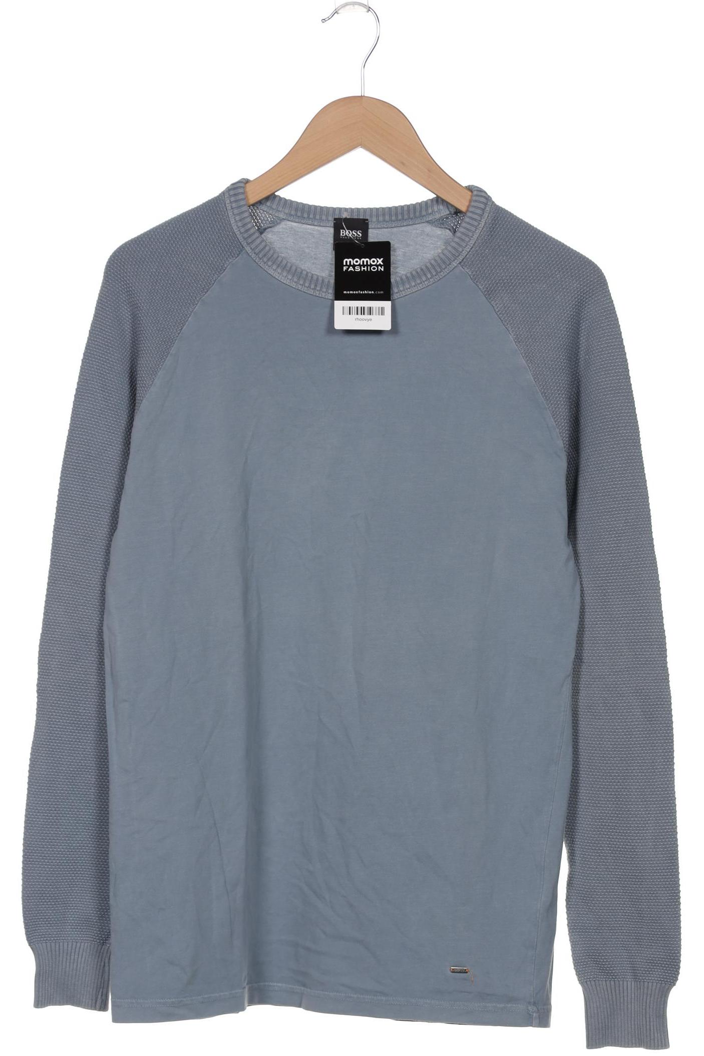 

Boss Orange Herren Langarmshirt, hellblau, Gr. 48