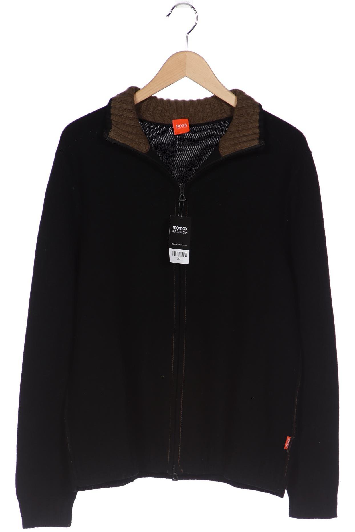 

Boss Orange Herren Strickjacke, schwarz, Gr. 54