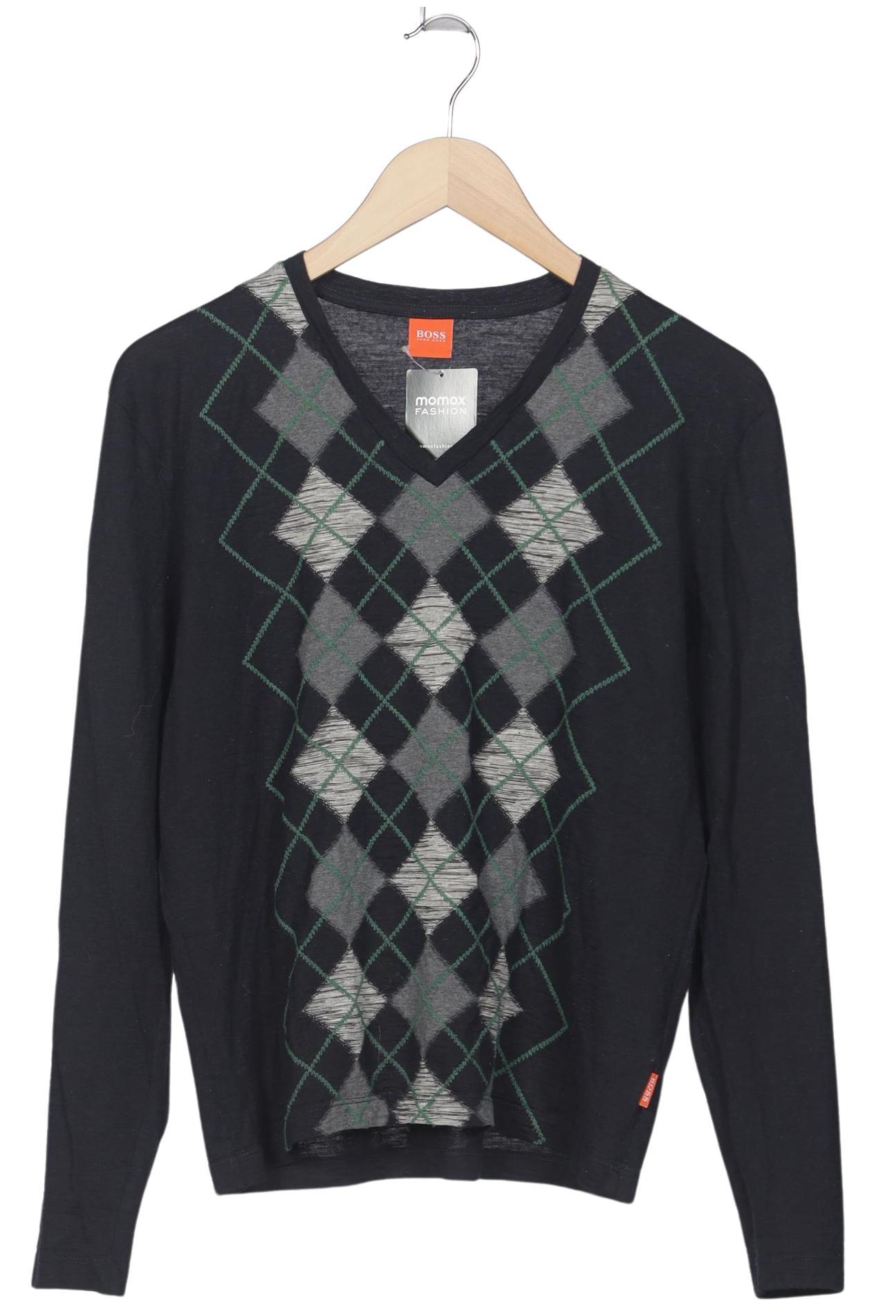 

Boss Orange Herren Langarmshirt, grau, Gr. 48