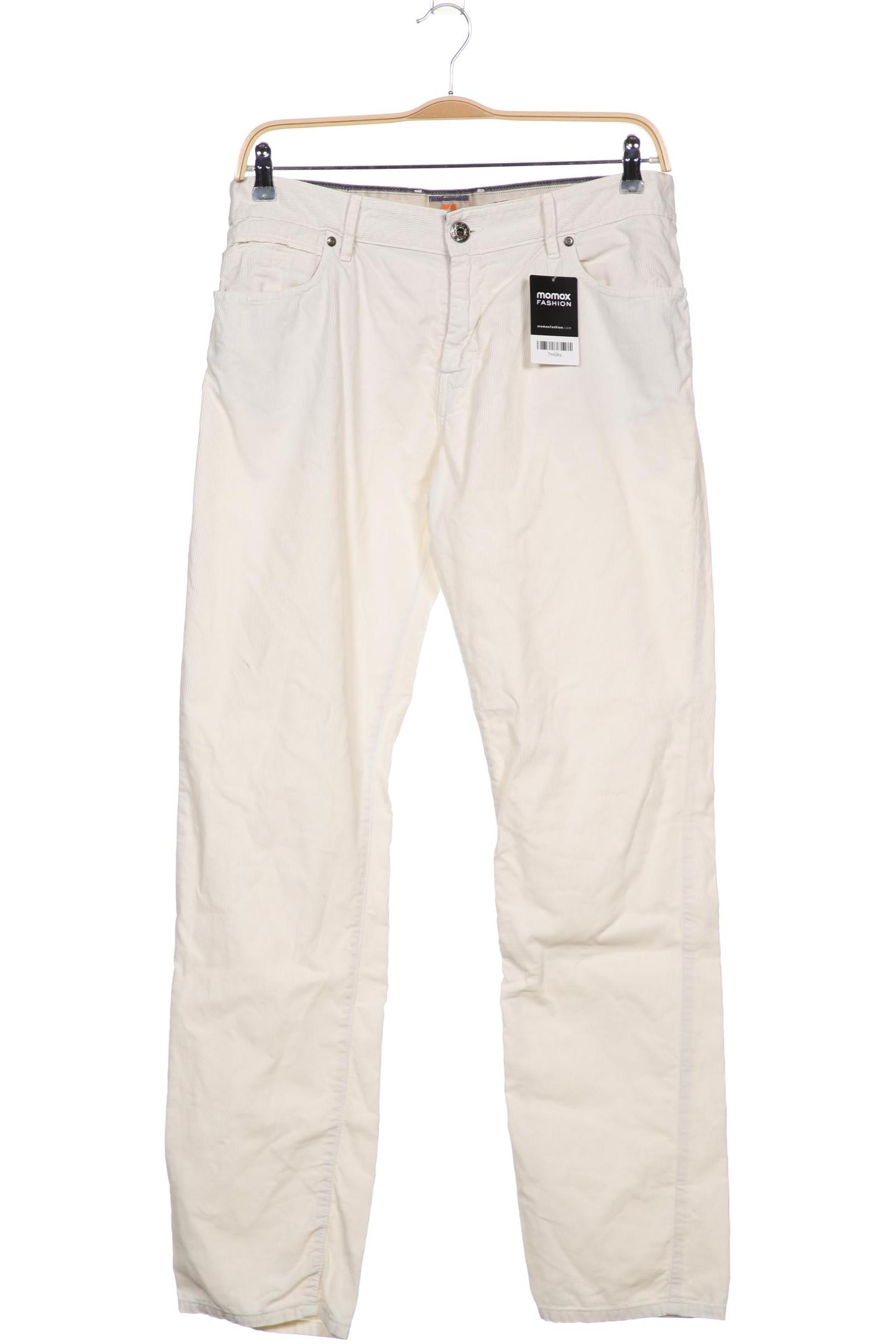 

Boss Orange Herren Stoffhose, cremeweiß