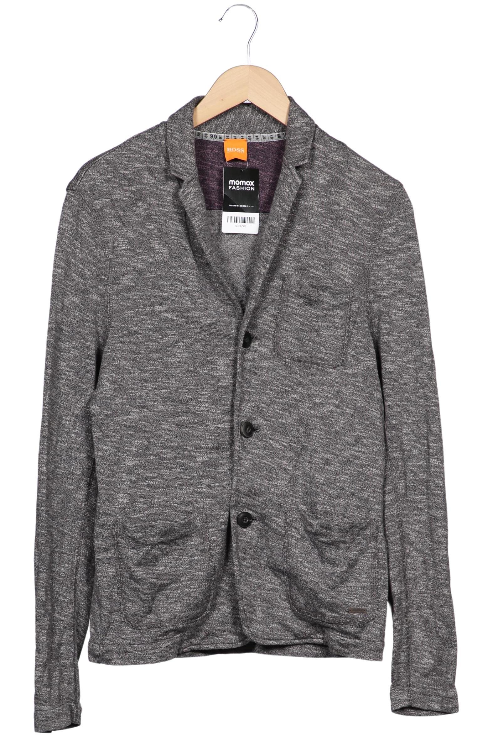 

Boss Orange Herren Strickjacke, grau, Gr. 48