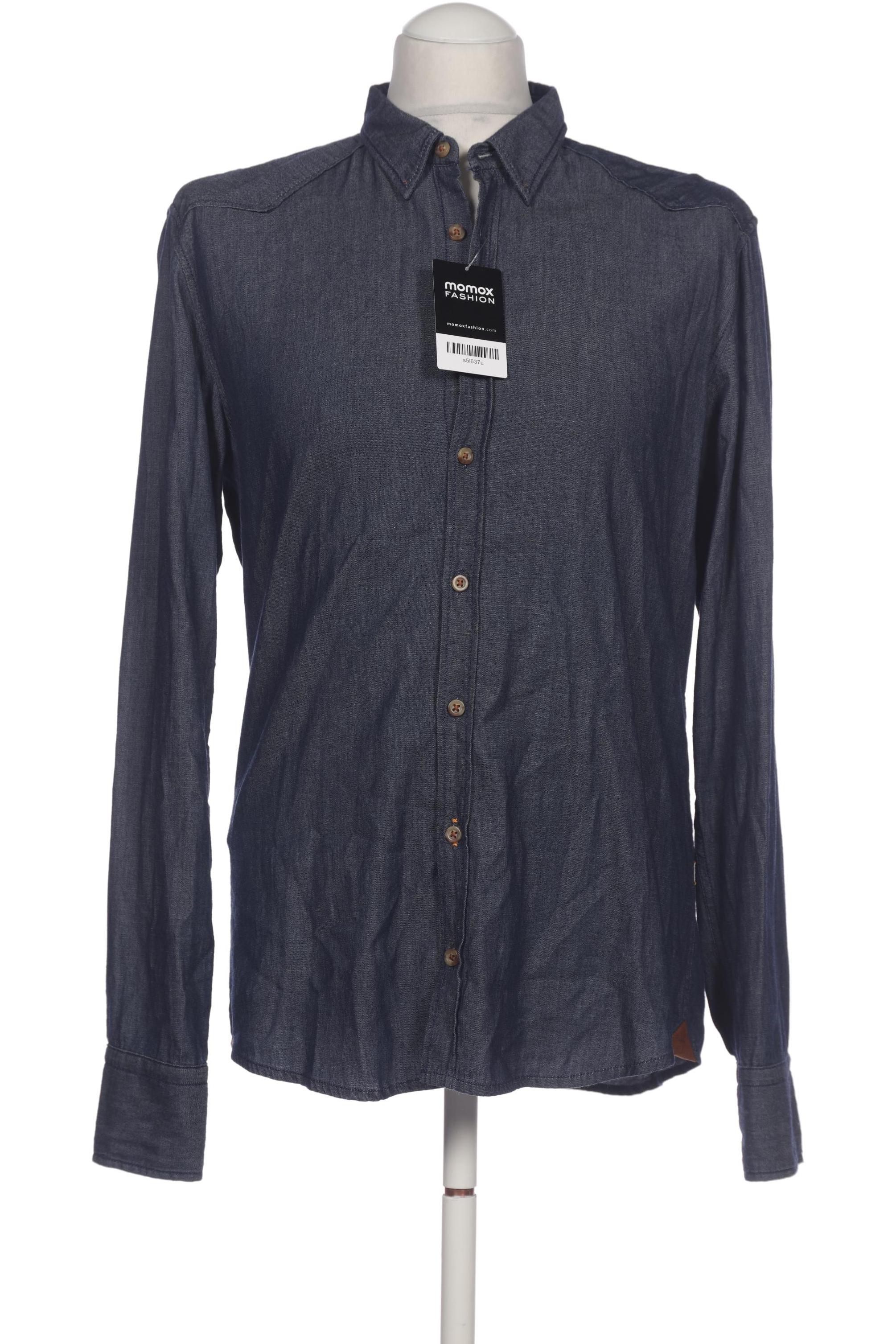 

Boss Orange Herren Hemd, marineblau, Gr. 48