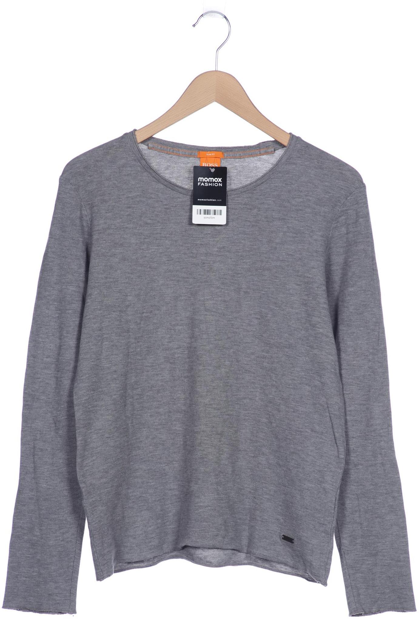 

Boss Orange Herren Langarmshirt, grau
