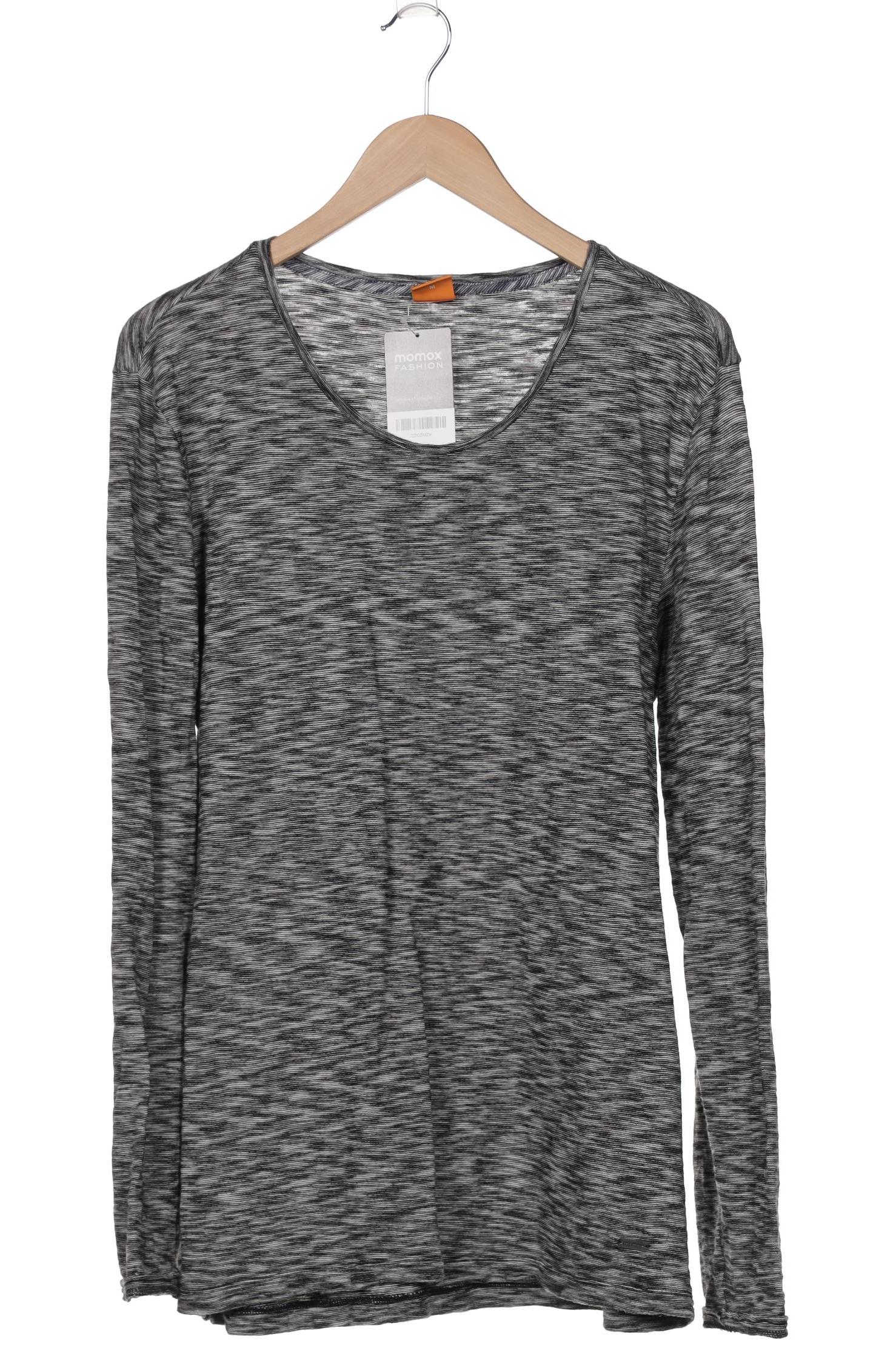 

Boss Orange Herren Langarmshirt, grau, Gr. 48