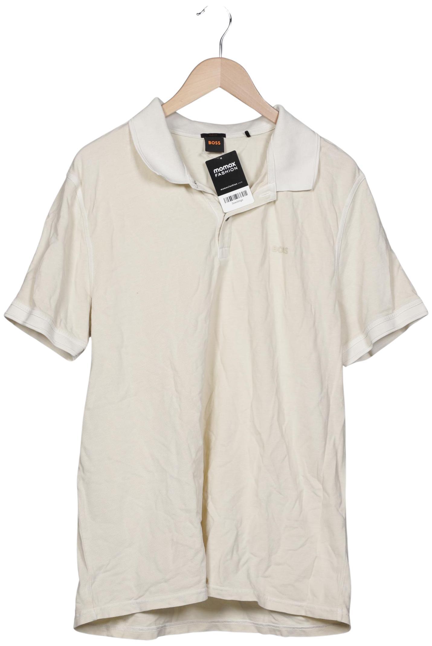 

Boss Orange Herren Poloshirt, cremeweiß, Gr. 58