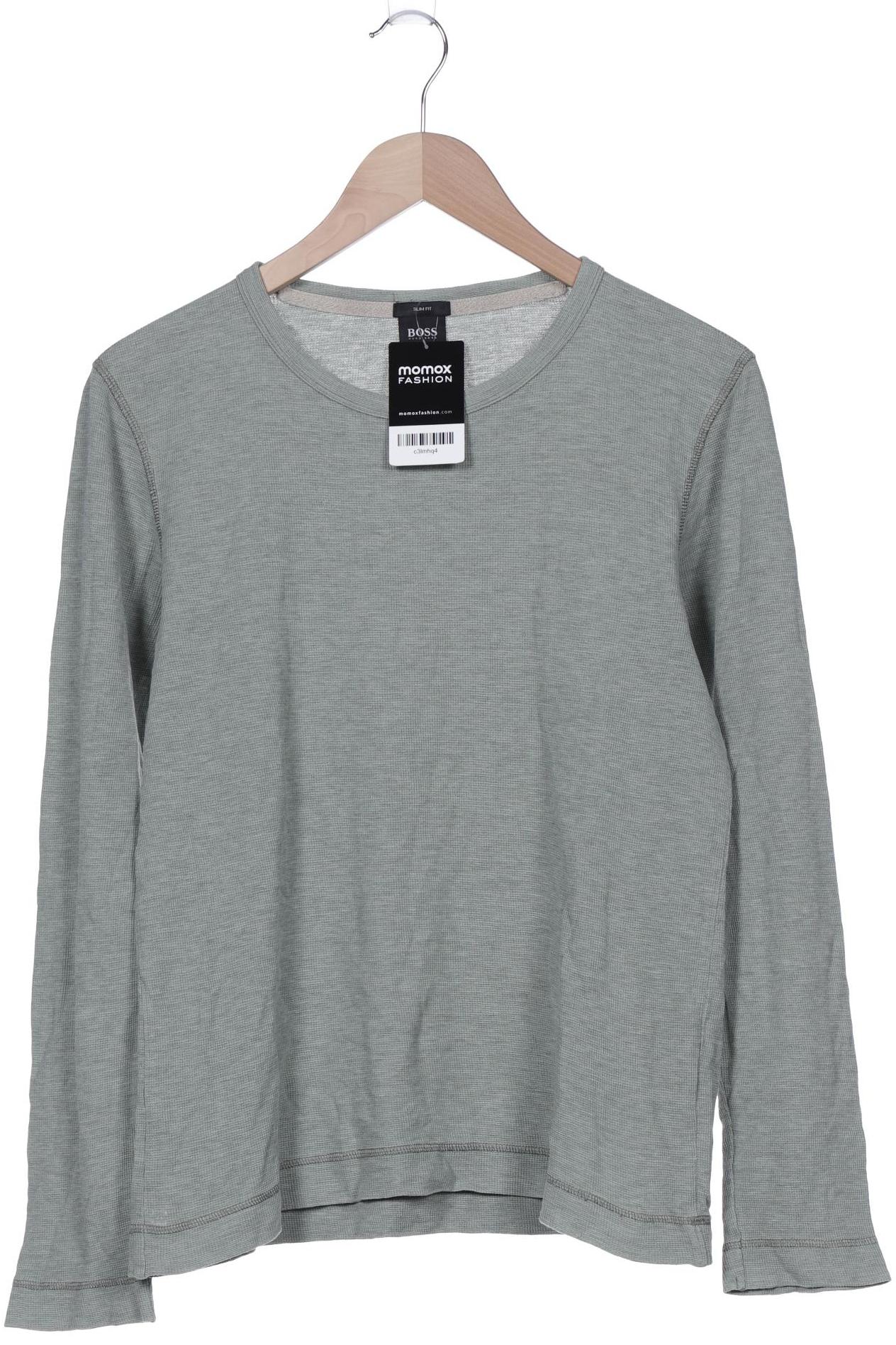 

Boss Orange Herren Langarmshirt, hellgrün, Gr. 48