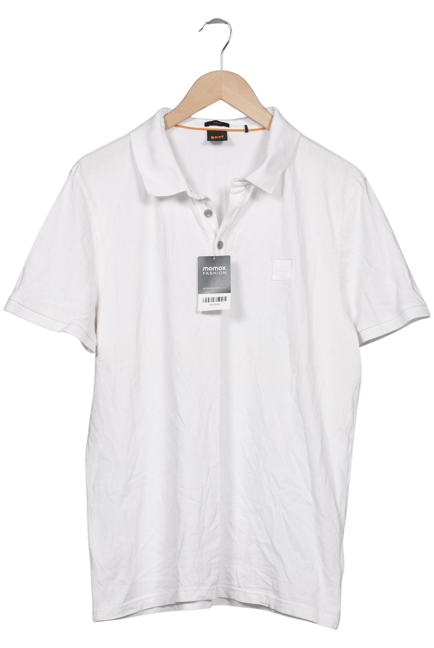 

Boss Orange Herren Poloshirt, weiß, Gr. 56