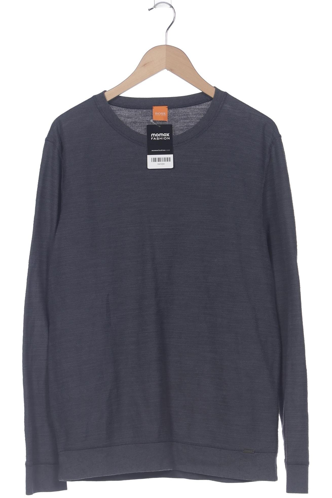 

Boss Orange Herren Langarmshirt, marineblau, Gr. 52