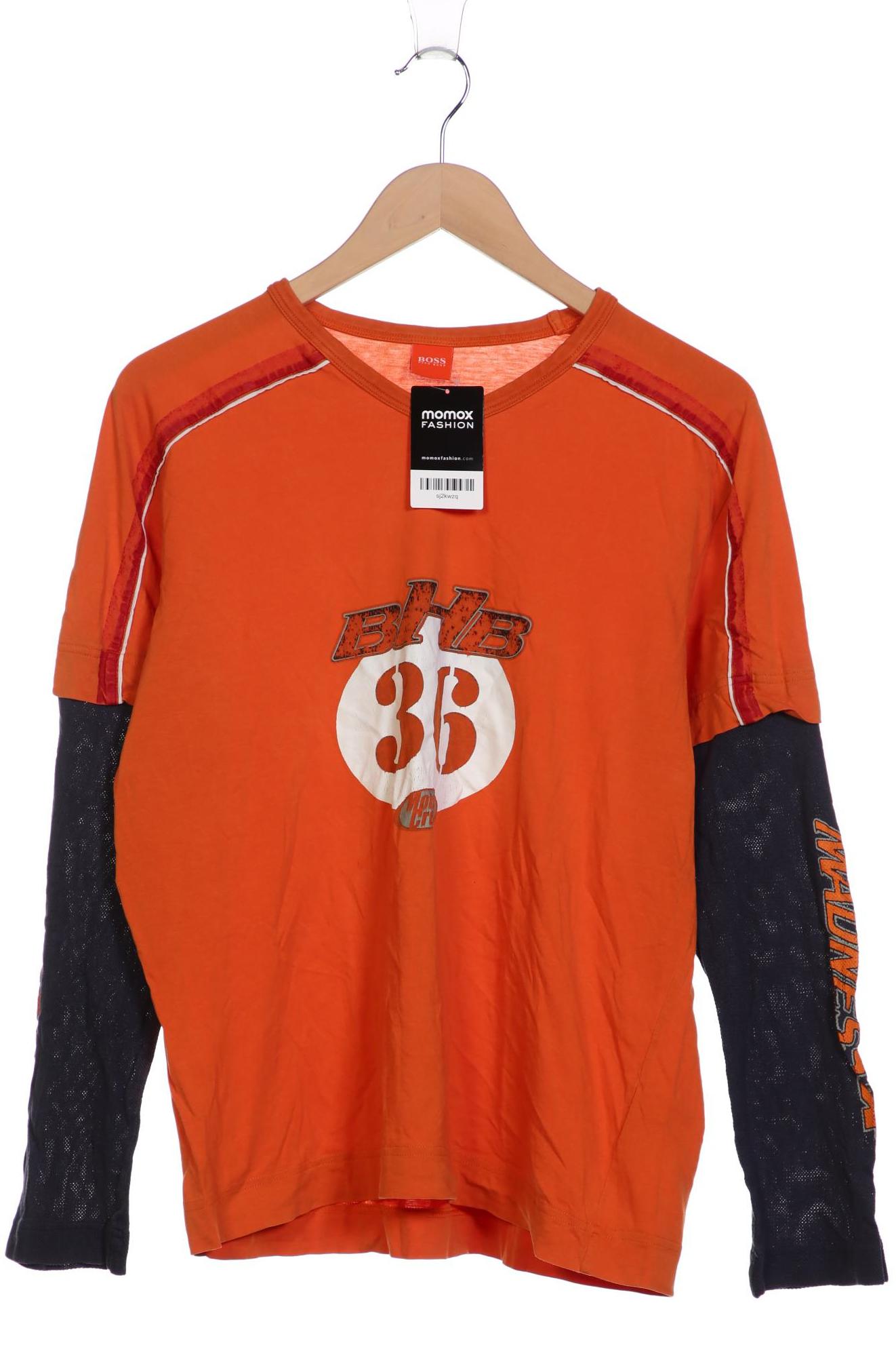 

Boss Orange Herren Langarmshirt, orange, Gr. 52