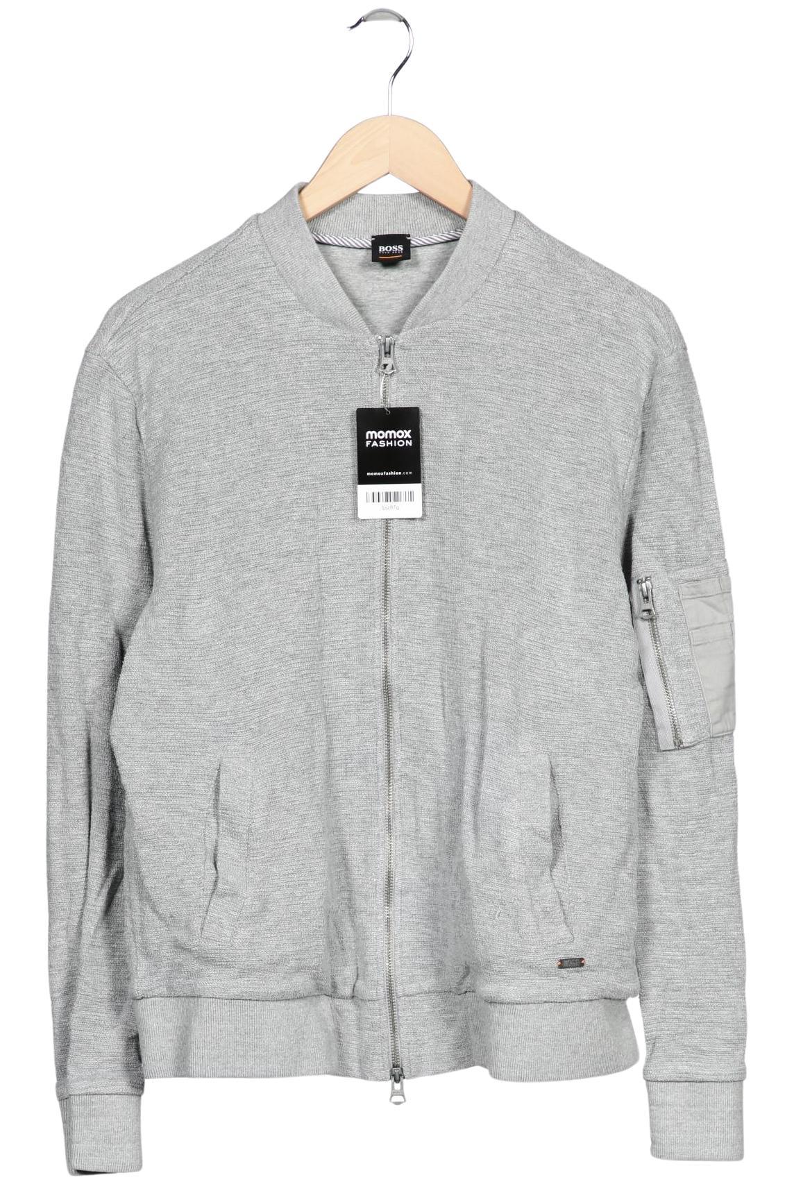 

Boss Orange Herren Strickjacke, grau, Gr. 52