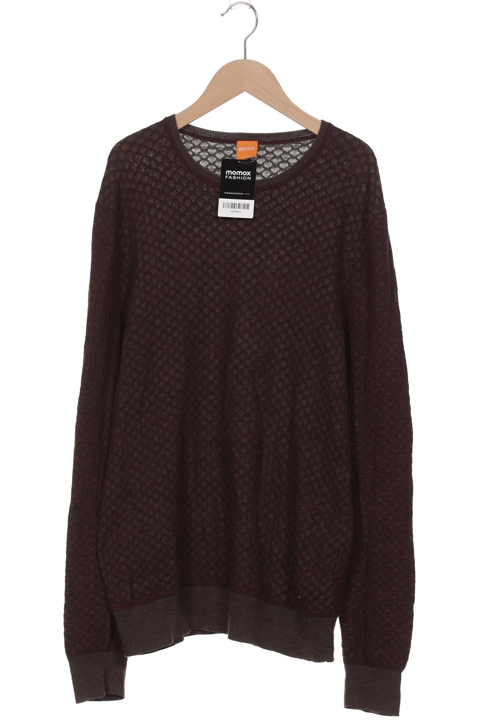 

Boss Orange Herren Pullover, bordeaux, Gr. 52