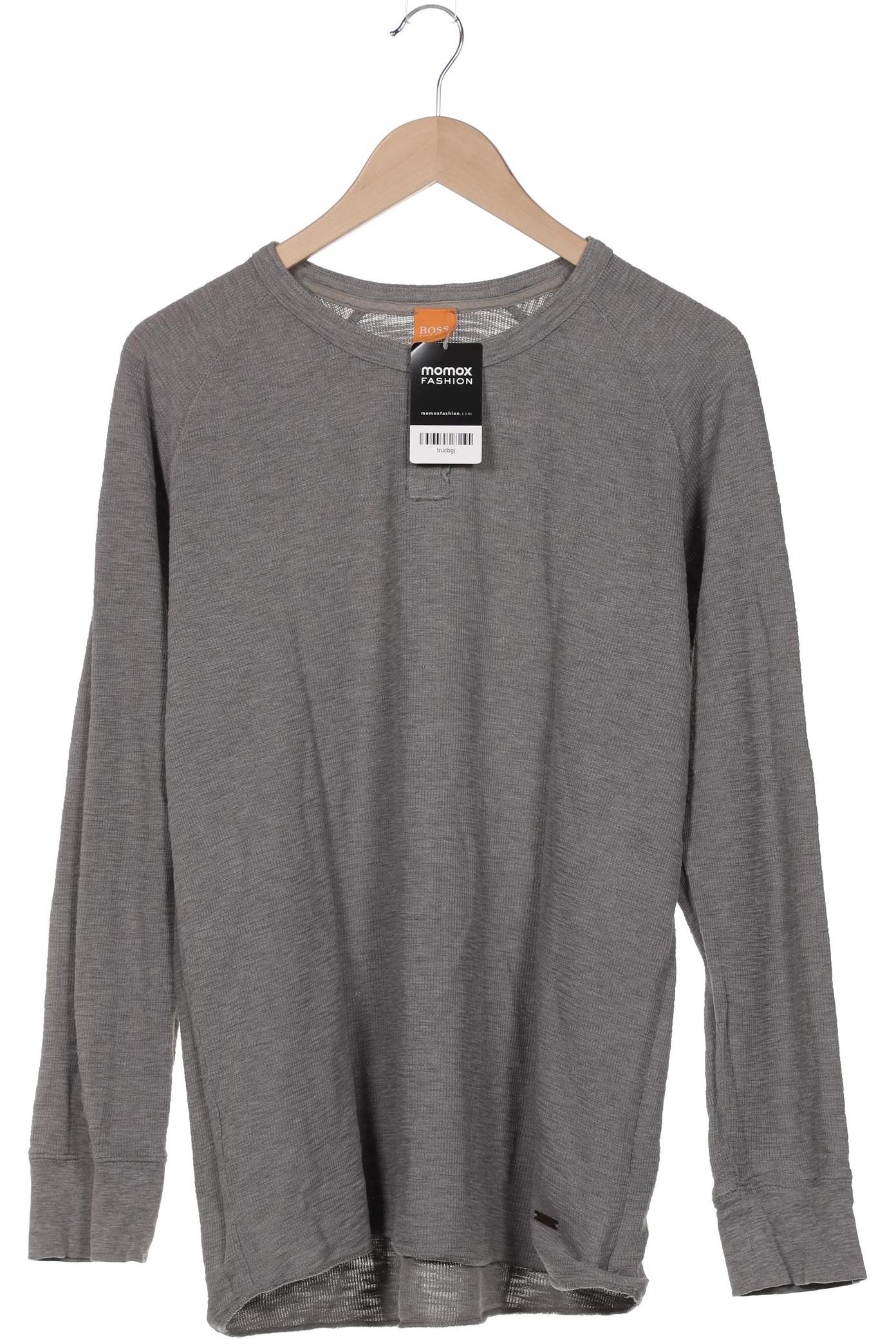 

Boss Orange Herren Langarmshirt, grau, Gr. 54
