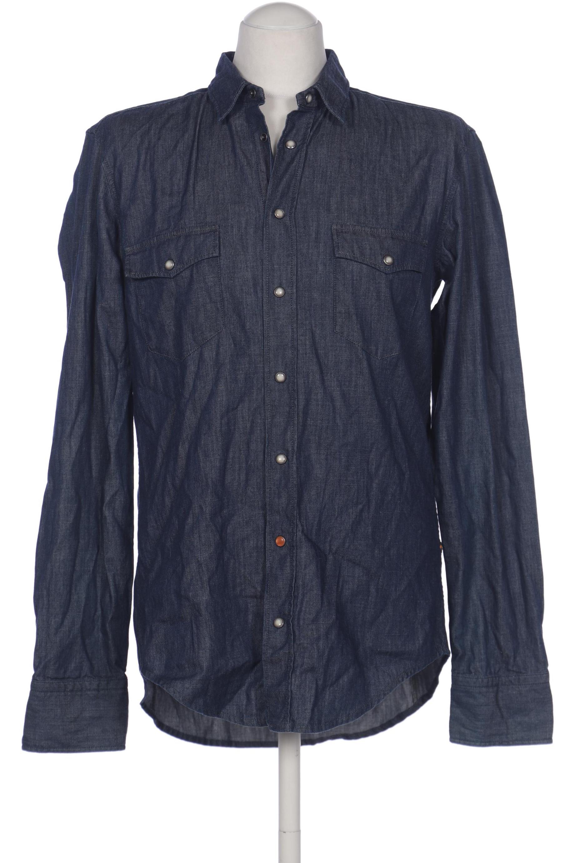

Boss Orange Herren Hemd, marineblau, Gr. 48