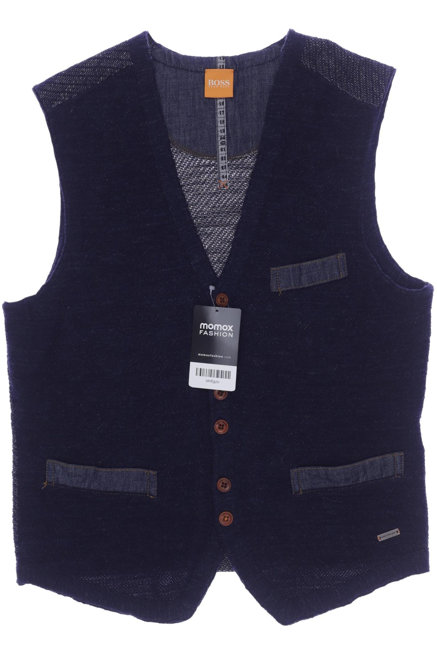

Boss Orange Herren Weste, marineblau, Gr. 48