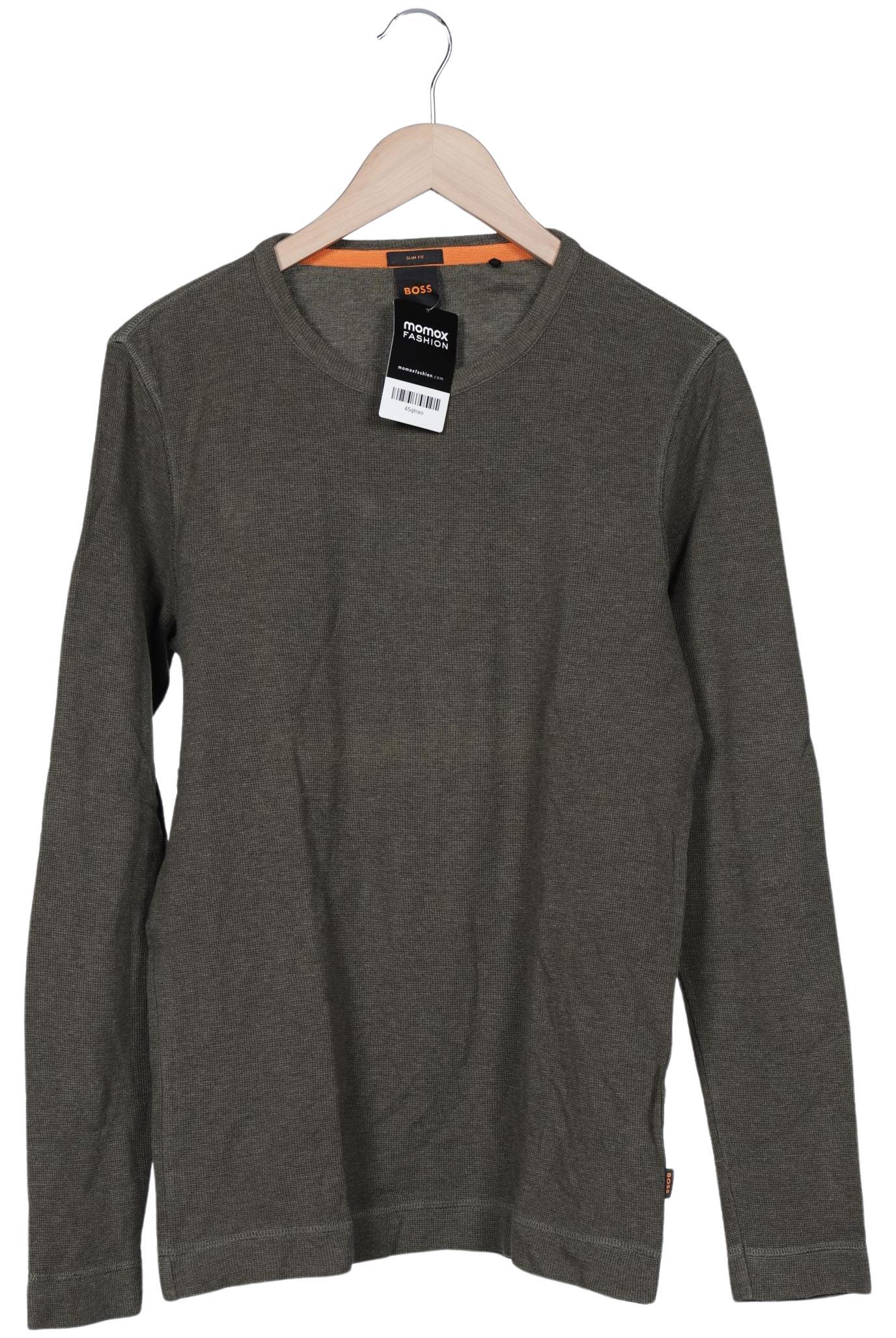 

Boss Orange Herren Langarmshirt, grün, Gr. 48