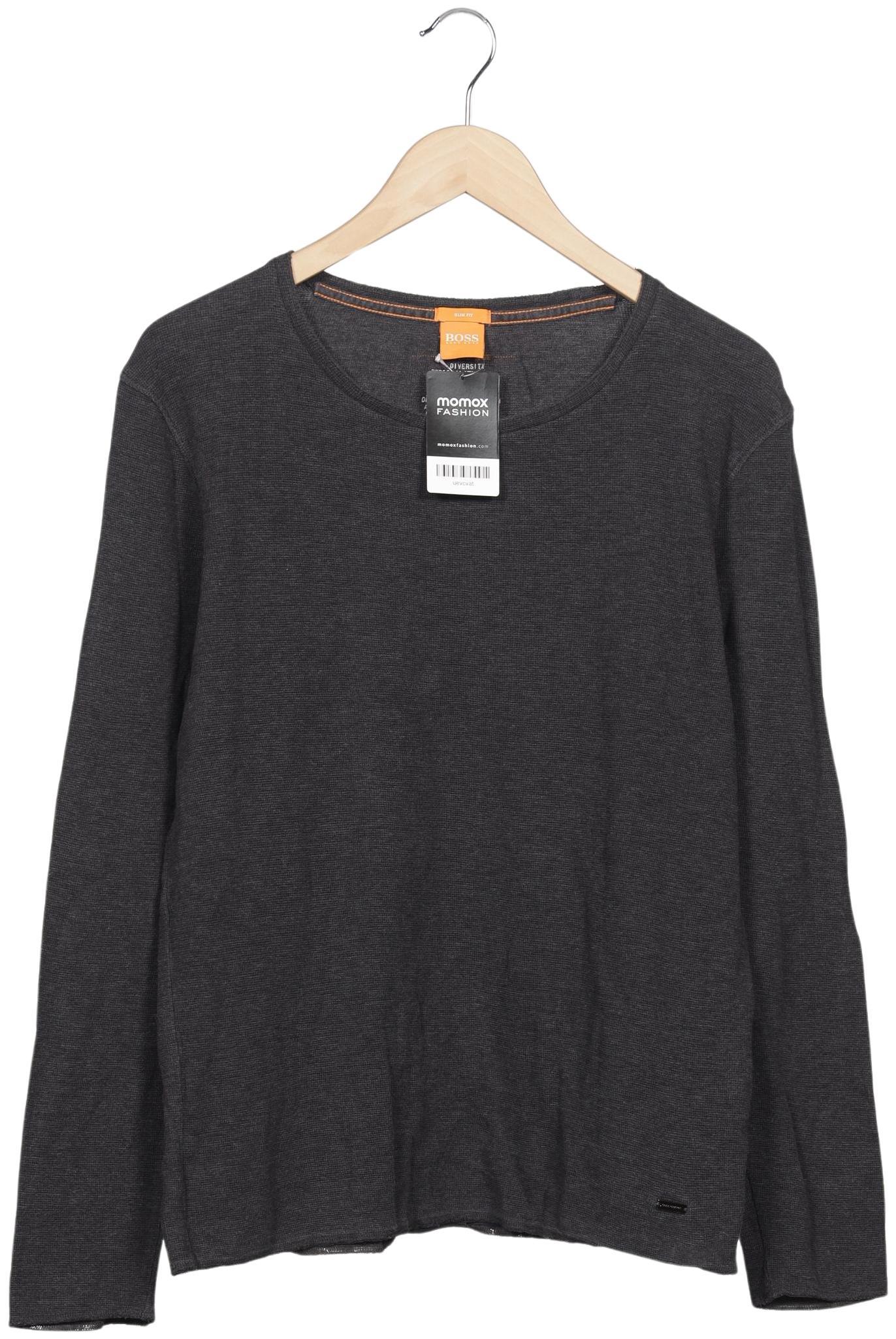 

Boss Orange Herren Langarmshirt, grau, Gr. 54