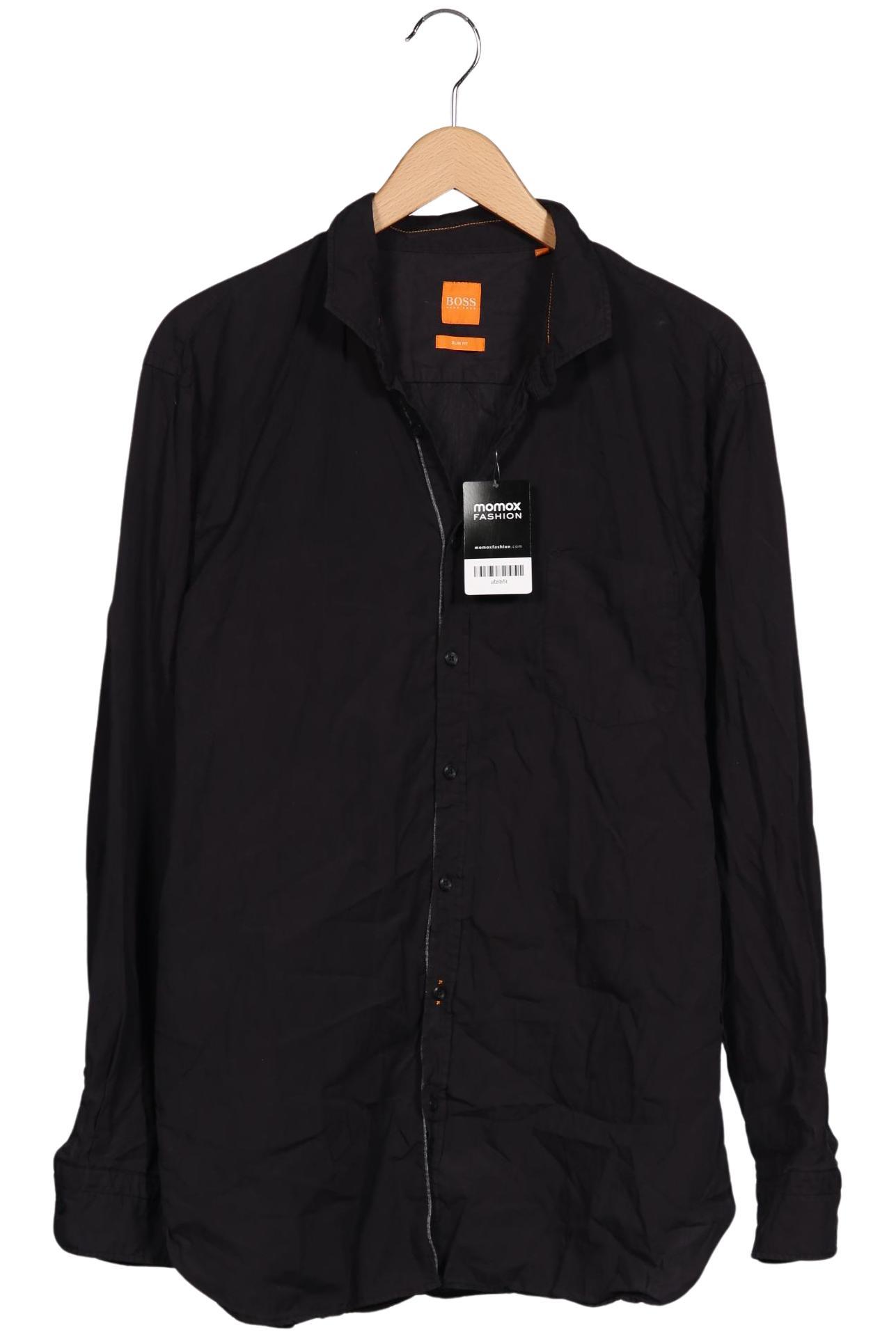 

Boss Orange Herren Hemd, schwarz, Gr. 56