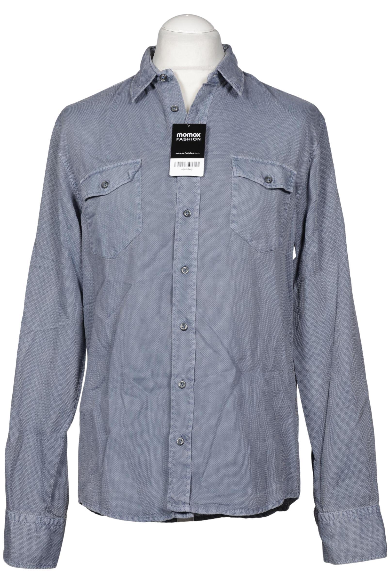 

Boss Orange Herren Hemd, blau, Gr. 52