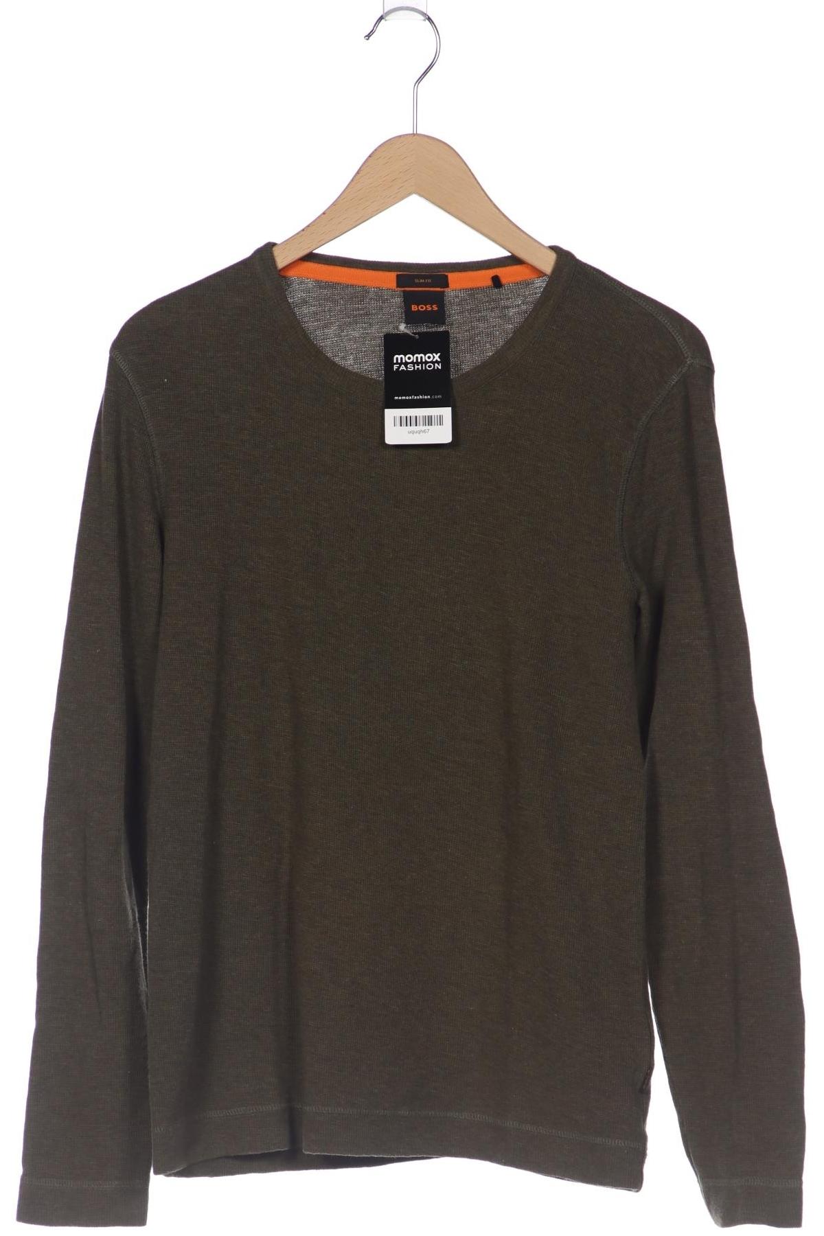 

Boss Orange Herren Langarmshirt, grün, Gr. 48