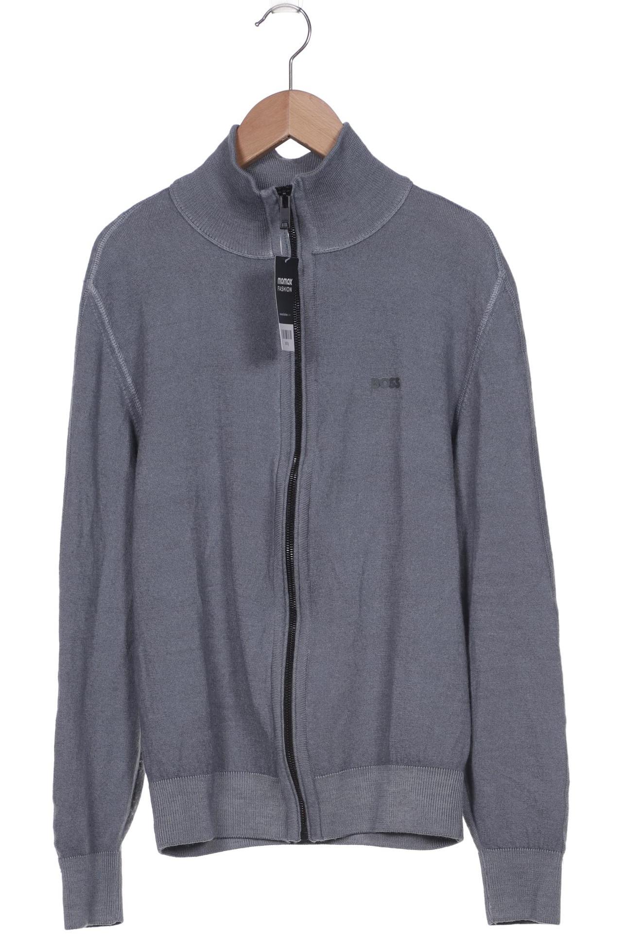 

Boss Orange Herren Strickjacke, grau, Gr. 48