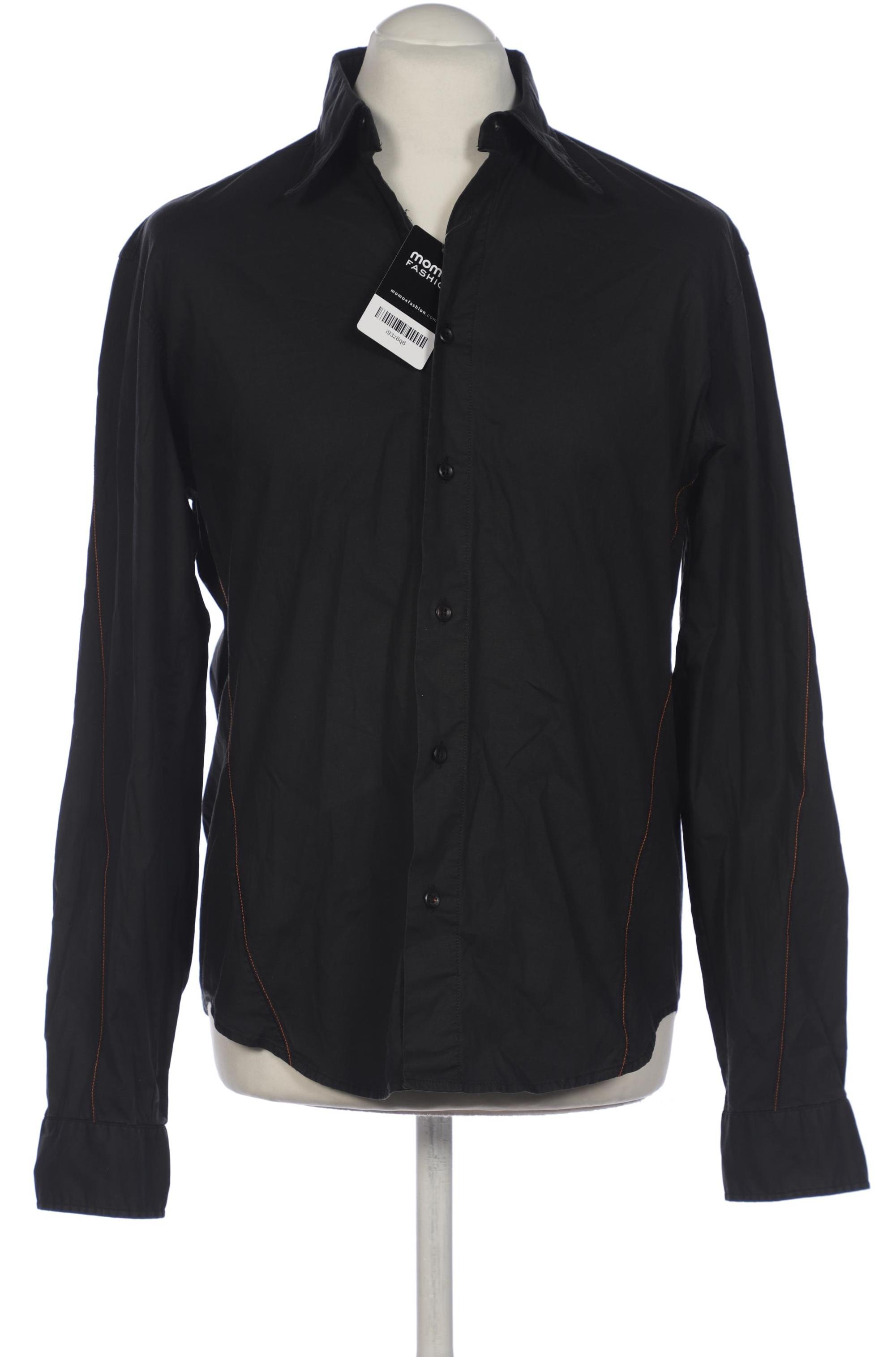 

Boss Orange Herren Hemd, schwarz, Gr. 48