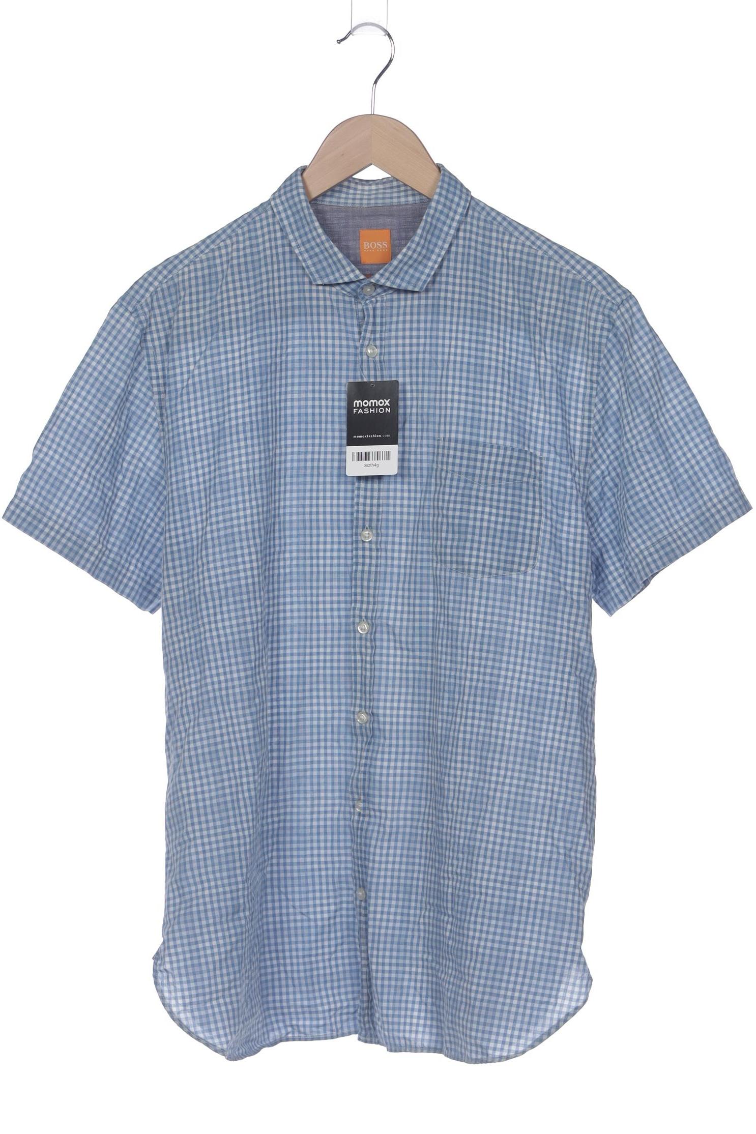 

Boss Orange Herren Hemd, blau, Gr. 56