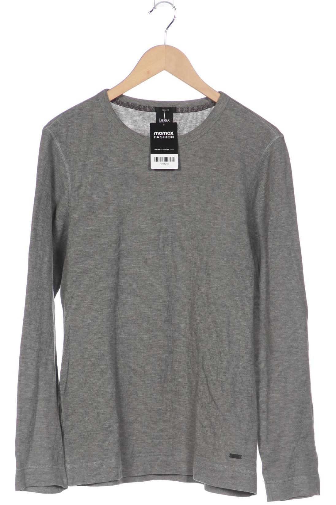 

Boss Orange Herren Langarmshirt, grau, Gr. 48