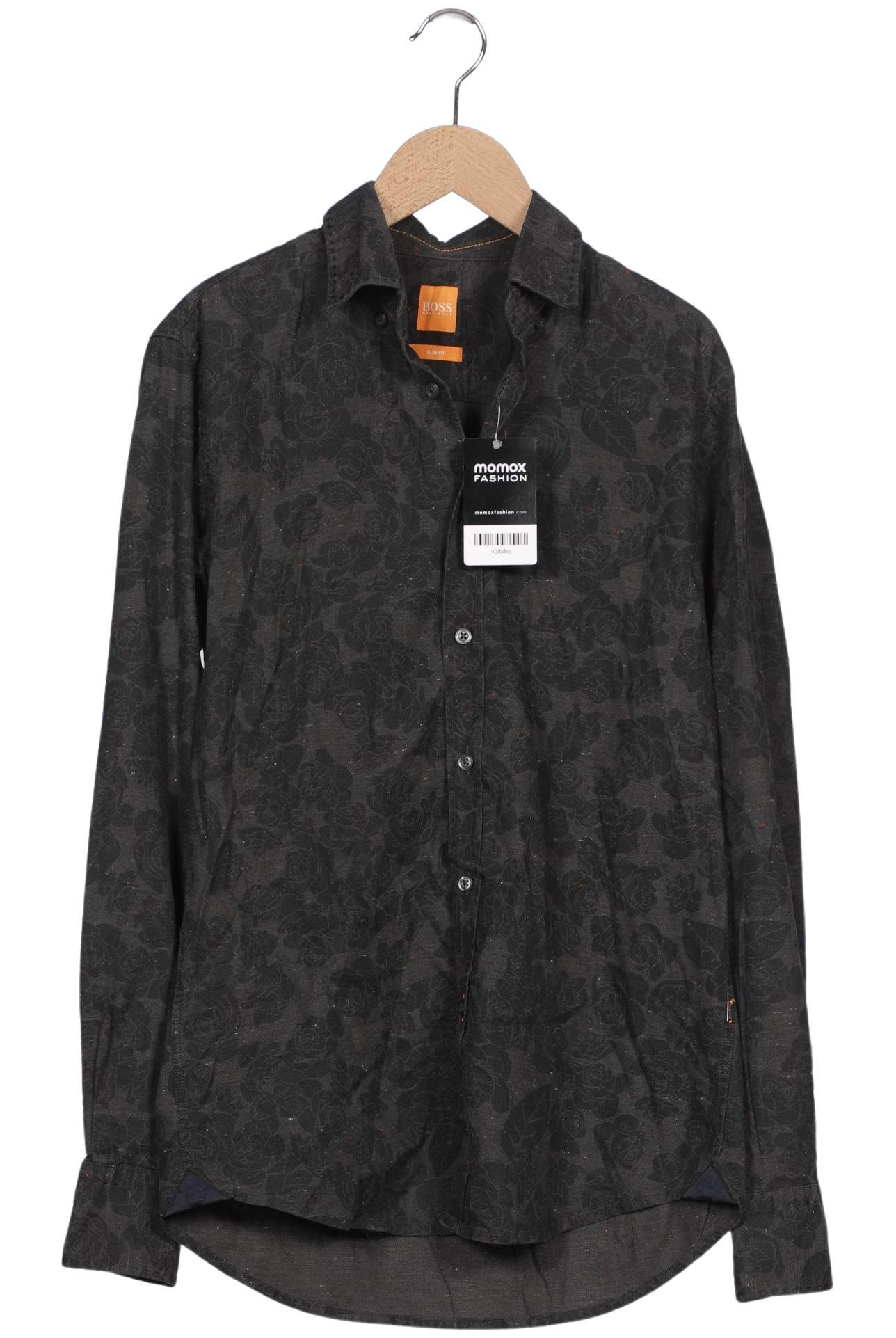 

Boss Orange Herren Hemd, schwarz, Gr. 46
