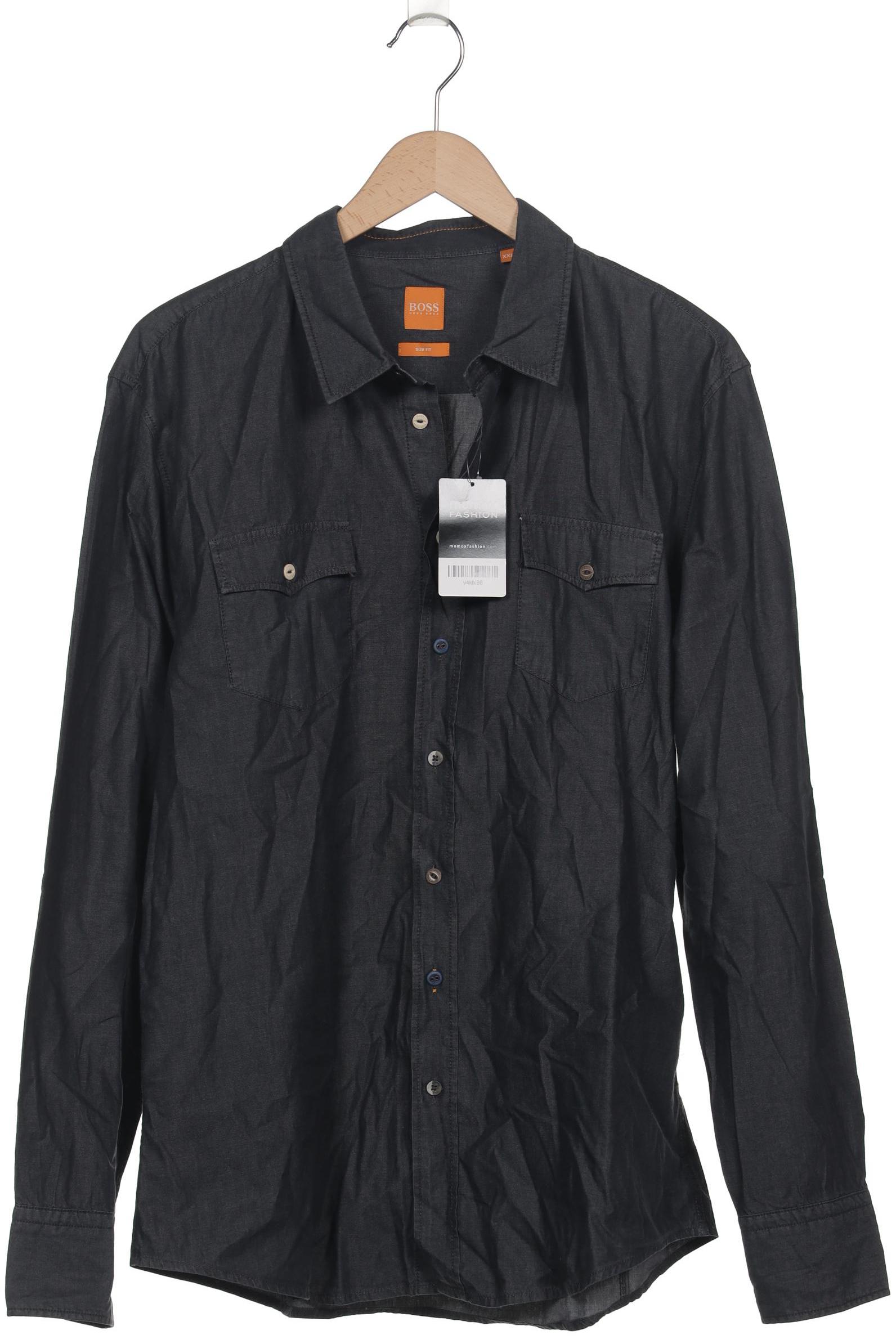 

Boss Orange Herren Hemd, grau, Gr. 56