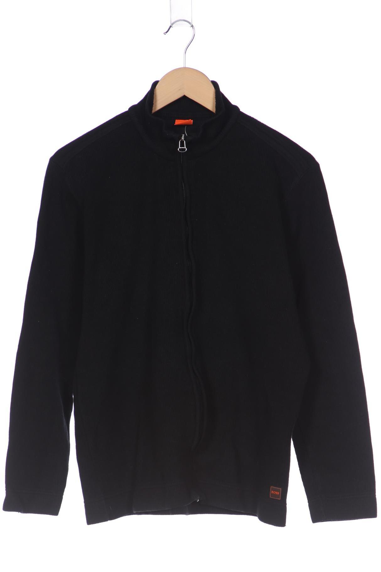 

Boss Orange Herren Strickjacke, schwarz, Gr. 52