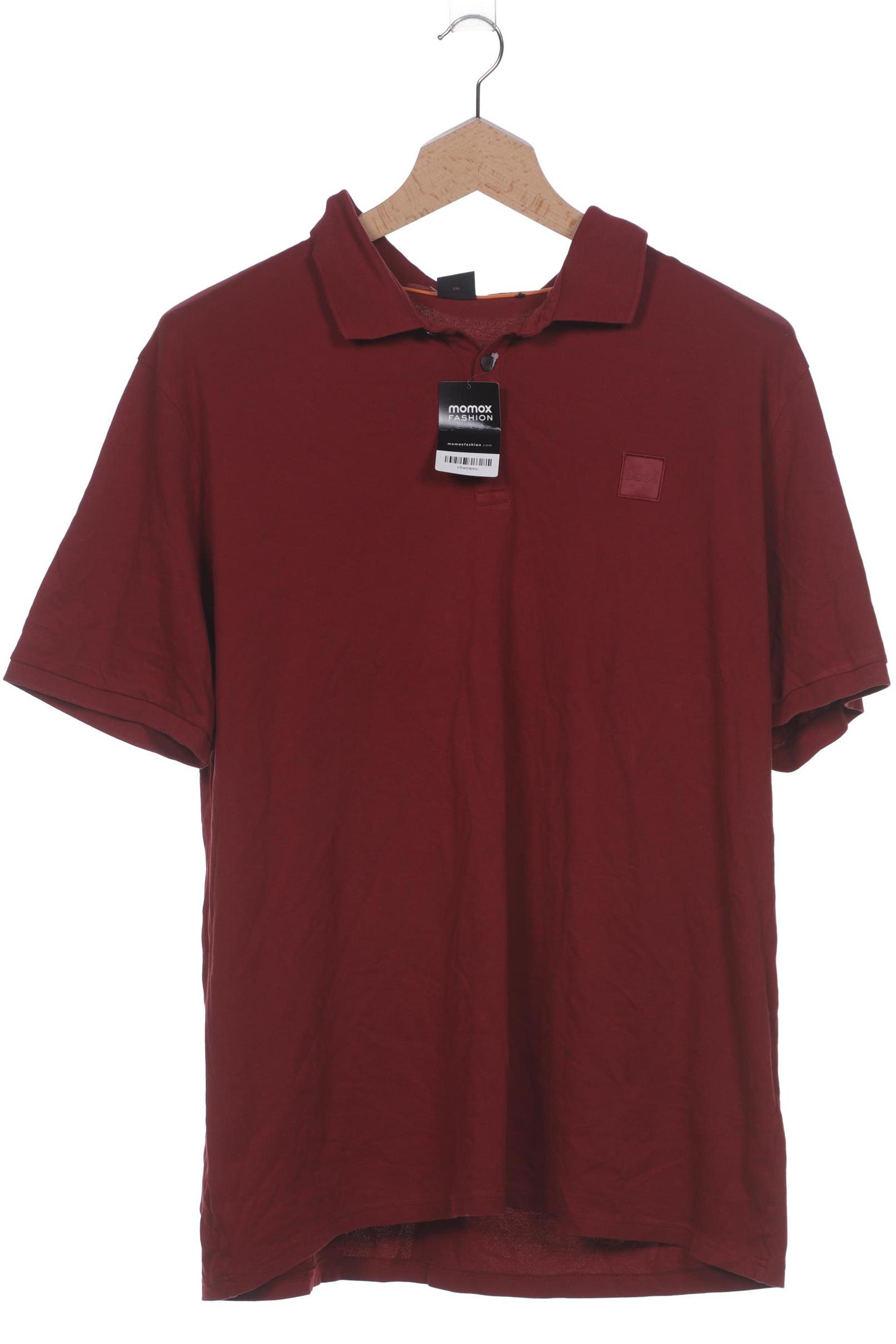 

Boss Orange Herren Poloshirt, bordeaux, Gr. 62