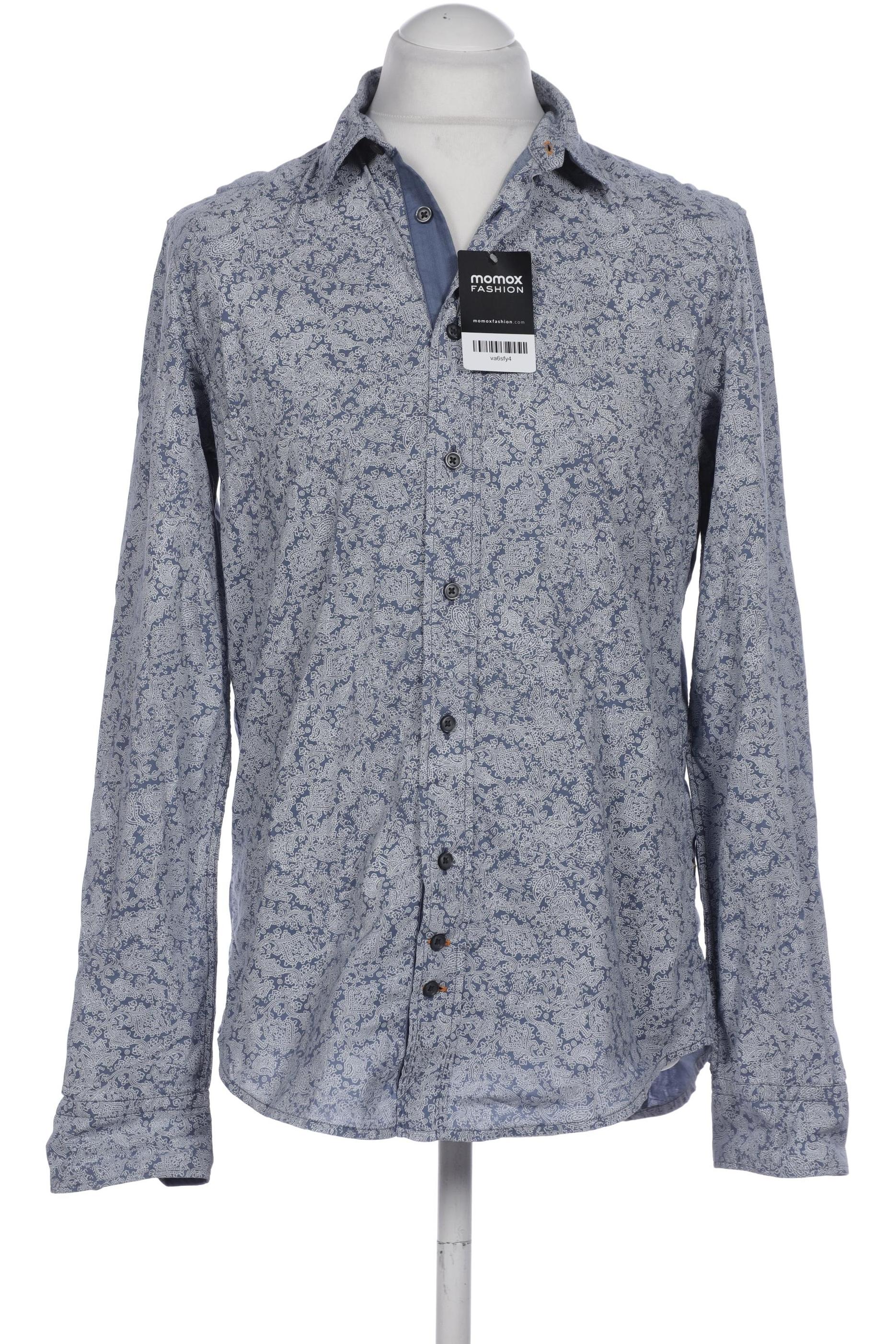 

Boss Orange Herren Hemd, blau, Gr. 48