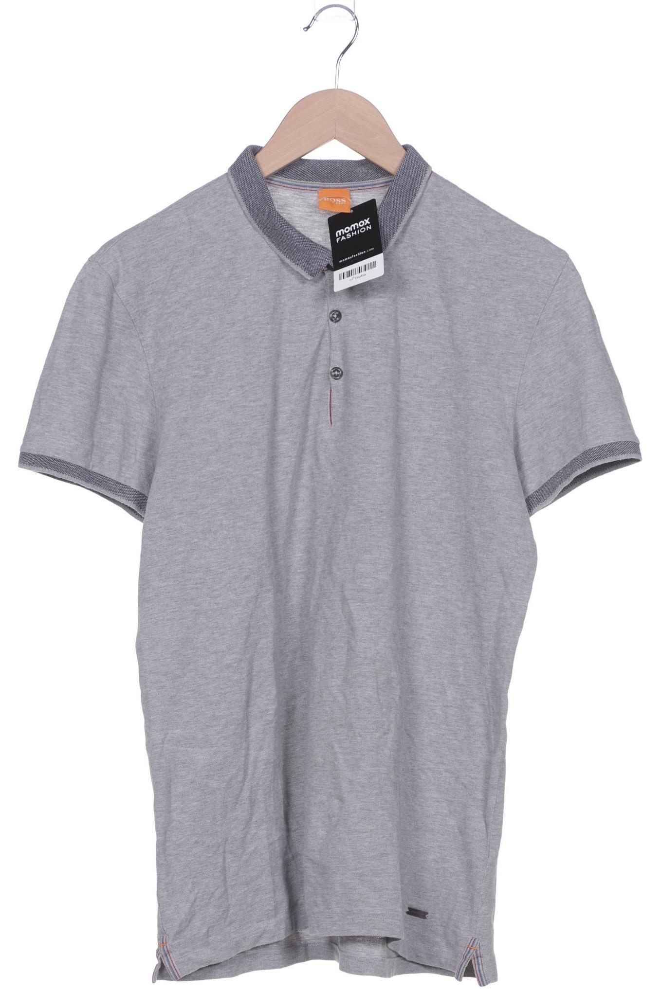 

Boss Orange Herren Poloshirt, grau, Gr. 52