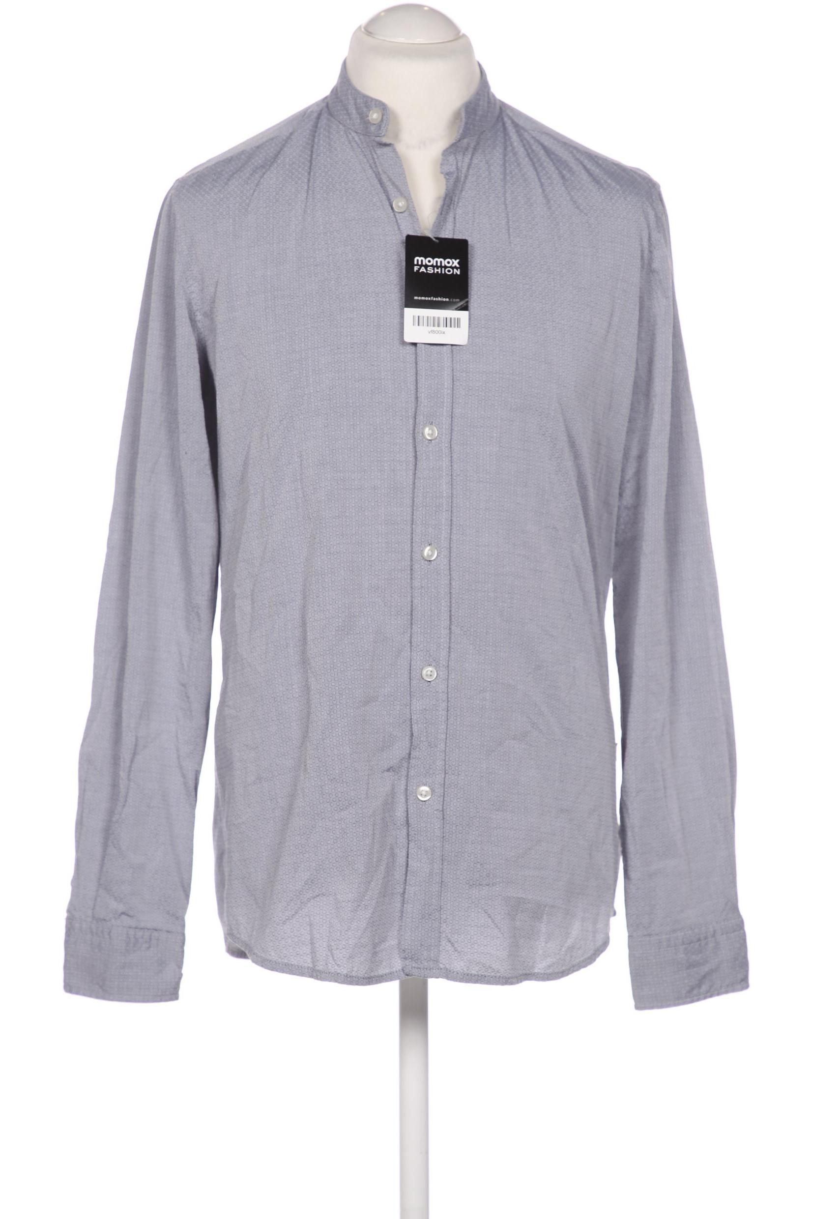 

Boss Orange Herren Hemd, blau, Gr. 48