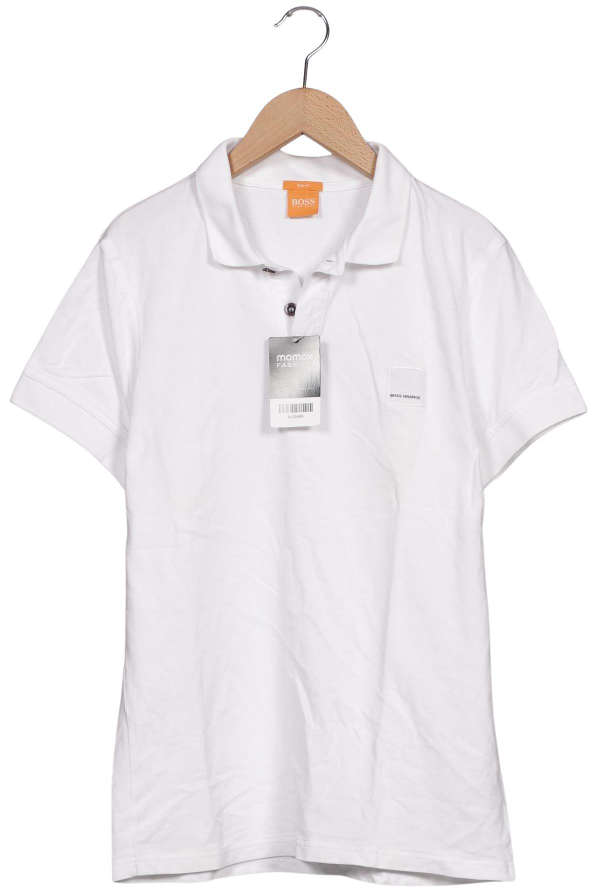 

Boss Orange Herren Poloshirt, weiß, Gr. 48