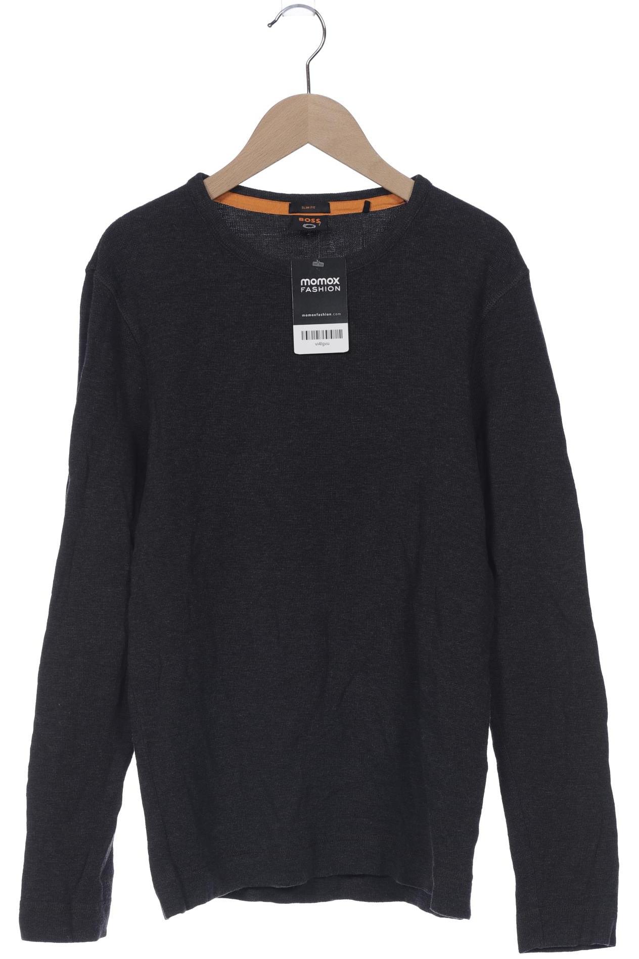 

Boss Orange Herren Langarmshirt, grau