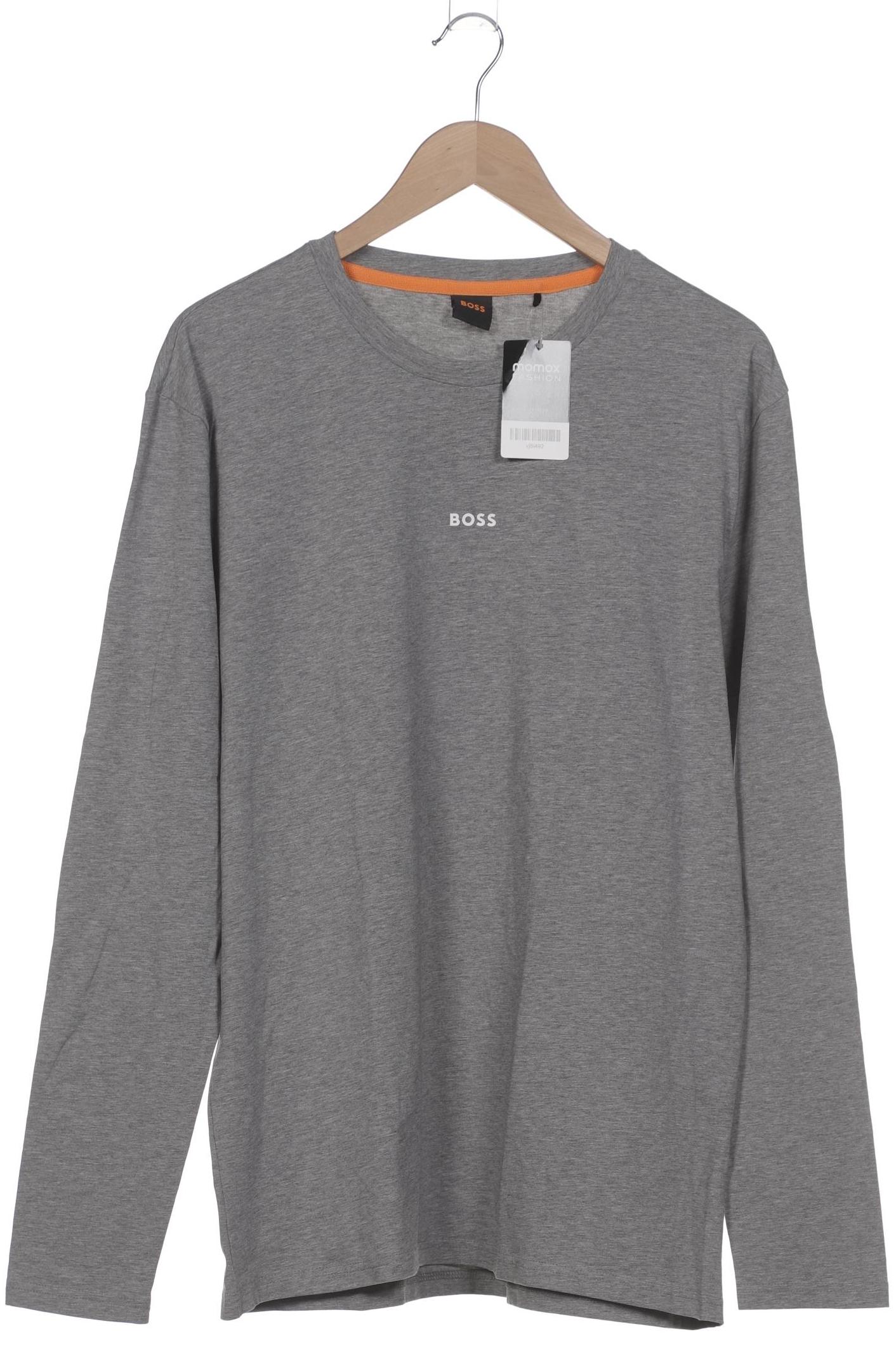 

Boss Orange Herren Langarmshirt, grau, Gr. 56
