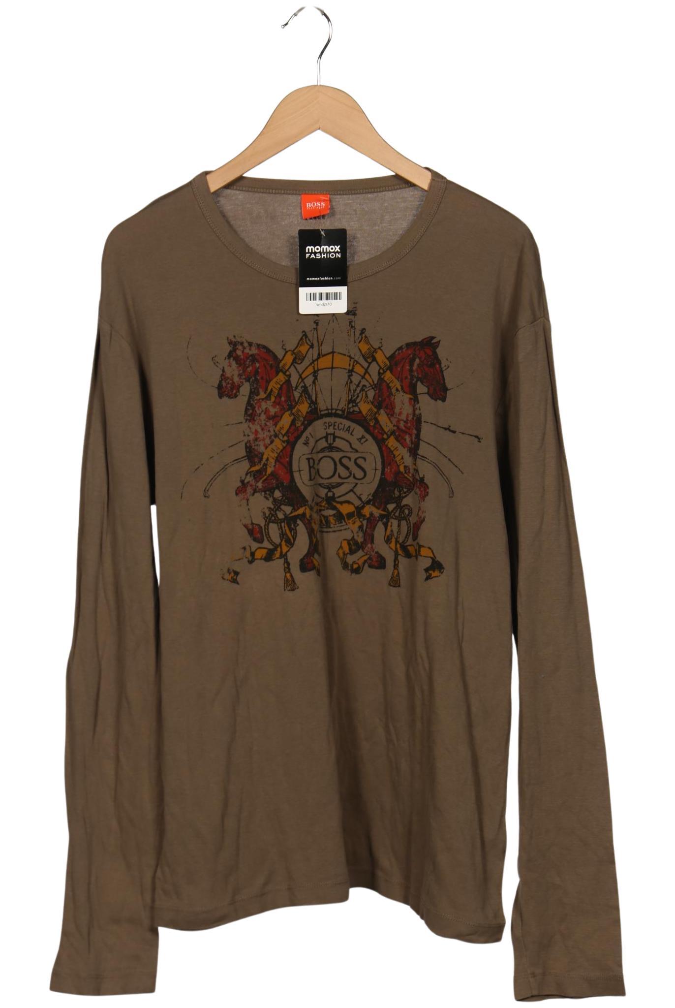 

Boss Orange Herren Langarmshirt, braun, Gr. 58