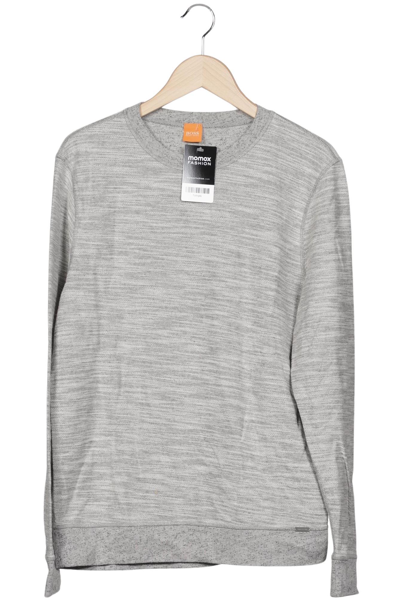 

Boss Orange Herren Langarmshirt, grau, Gr. 48