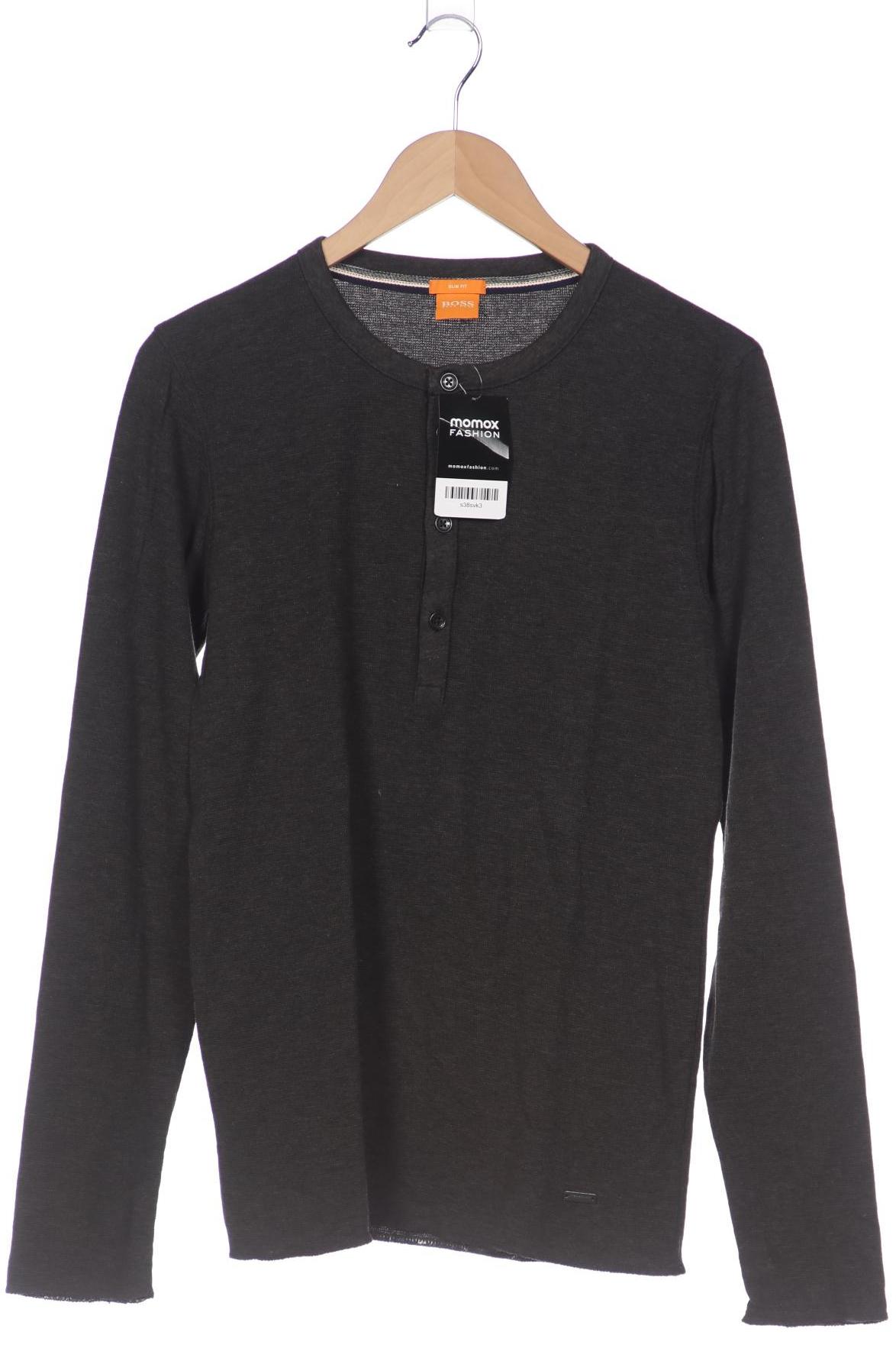 

Boss Orange Herren Langarmshirt, grau, Gr. 48