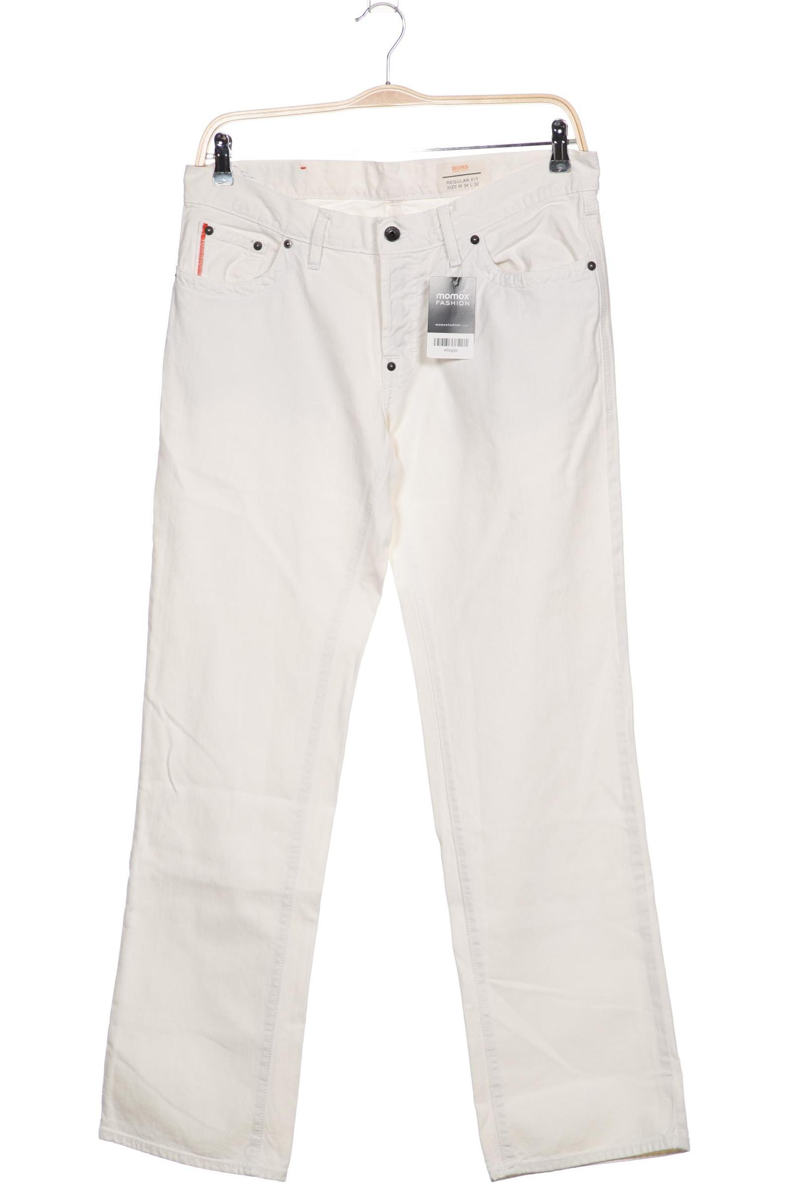 

Boss Orange Herren Jeans, cremeweiß