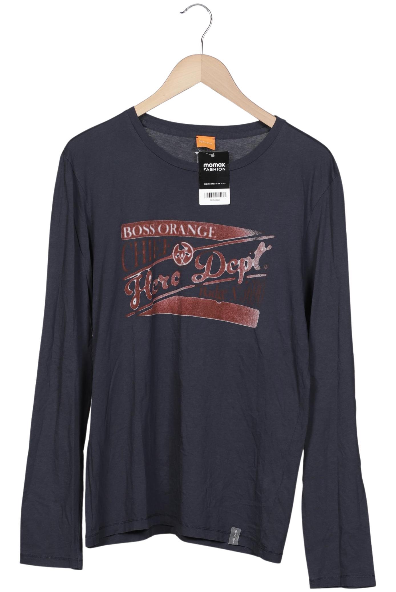 

Boss Orange Herren Langarmshirt, marineblau, Gr. 48